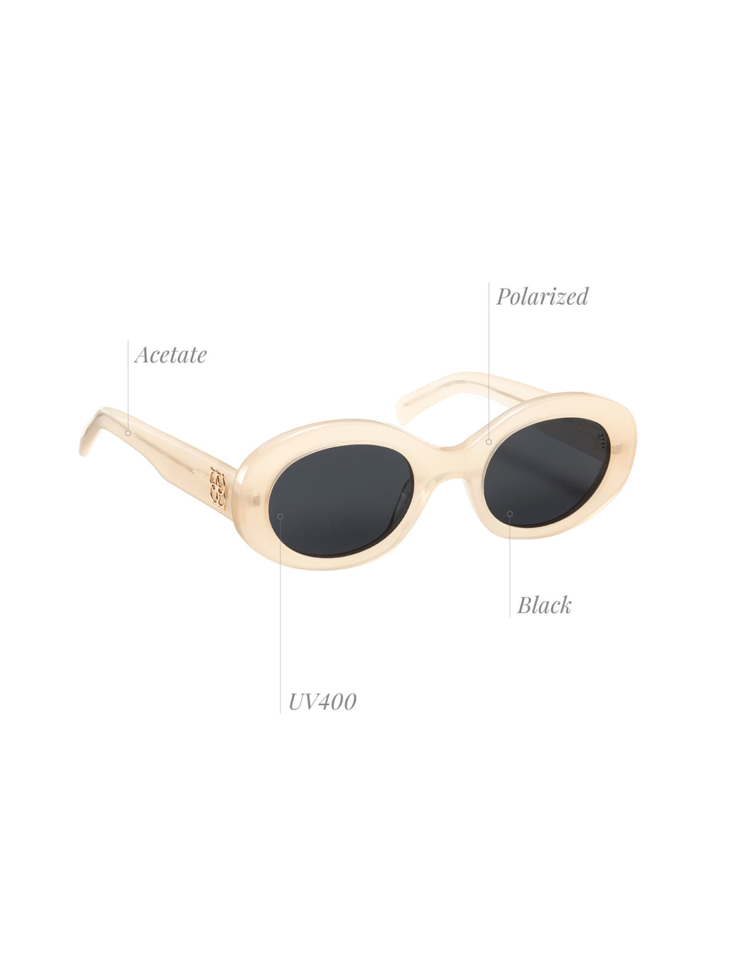 Óculos de Sol One Dolce Branco