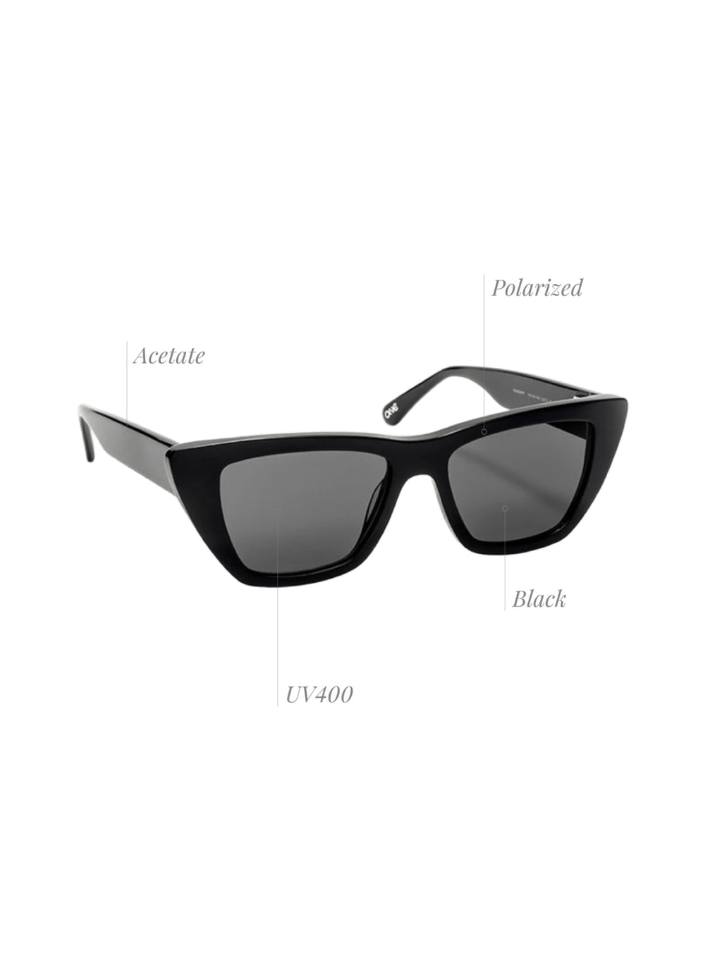 Óculos de Sol One Flirt Preto
