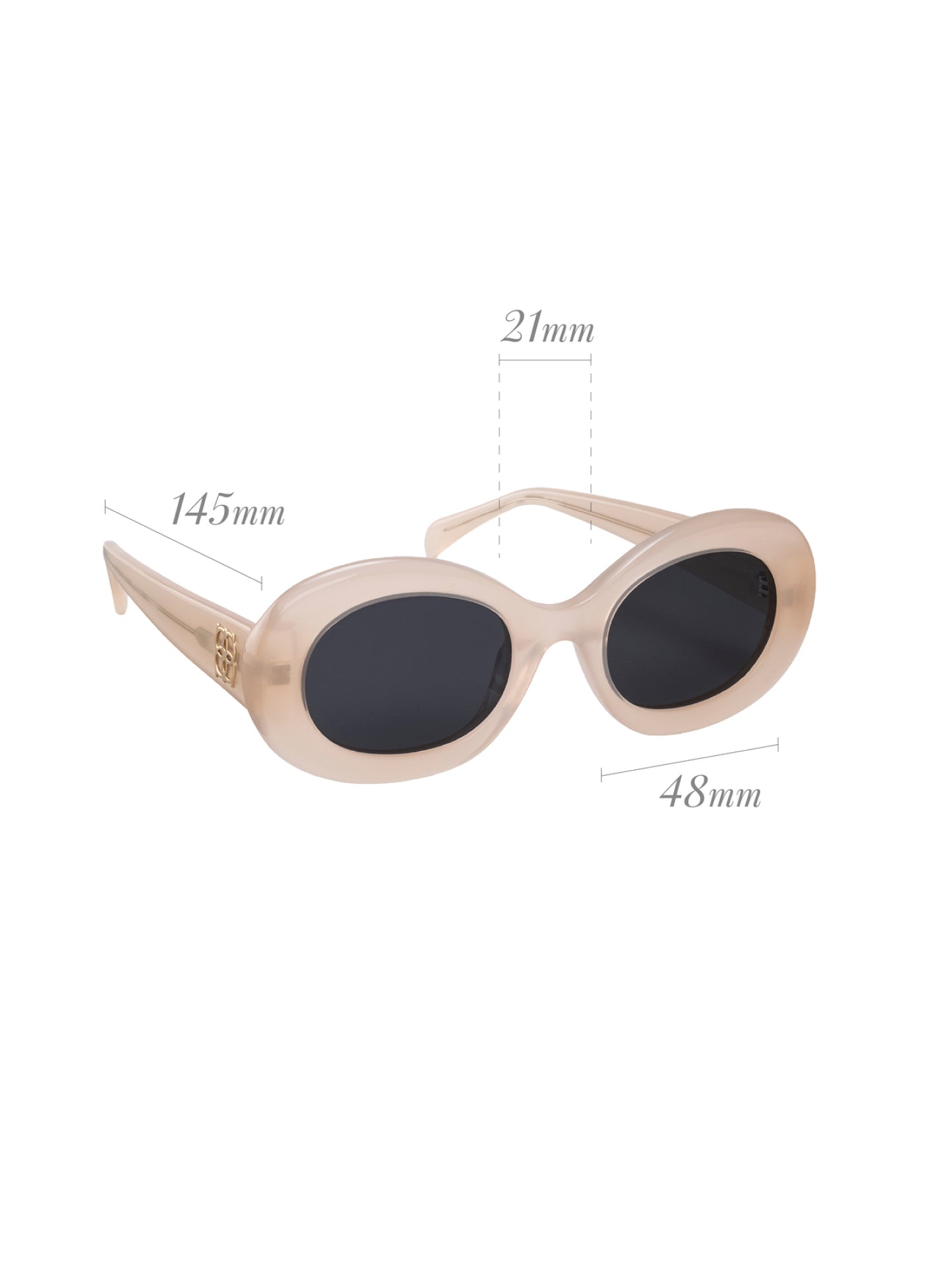 Óculos de Sol One Dolce Small Branco