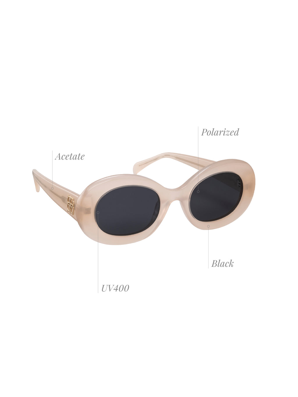 Óculos de Sol One Dolce Small Branco