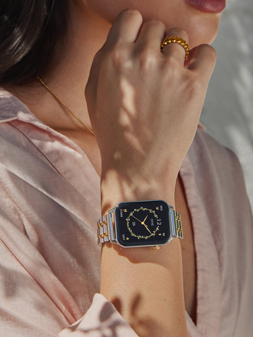 Reloj Inteligente One Frame Bicolor Eslabones