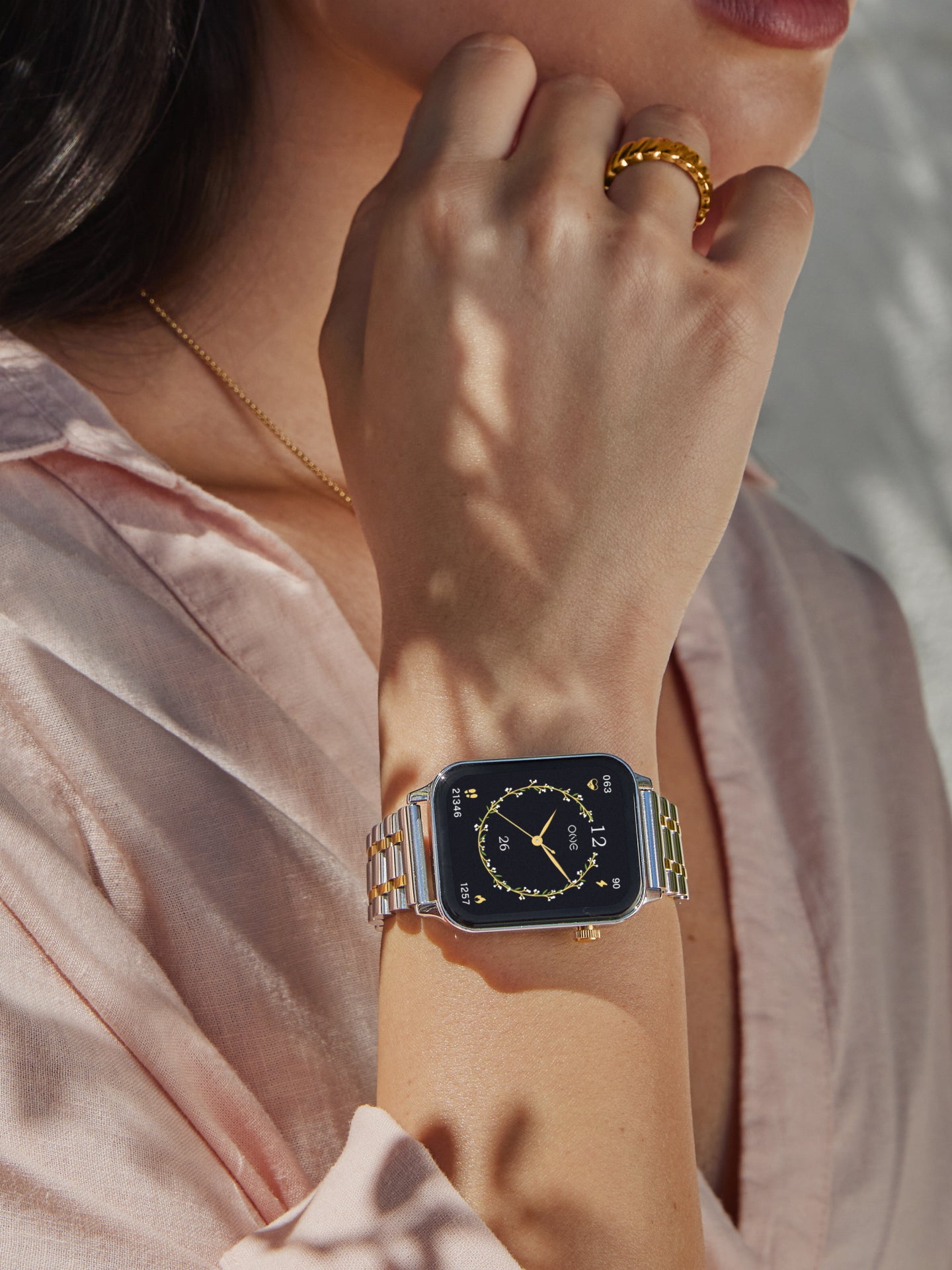 Reloj Inteligente One Frame Bicolor Eslabones