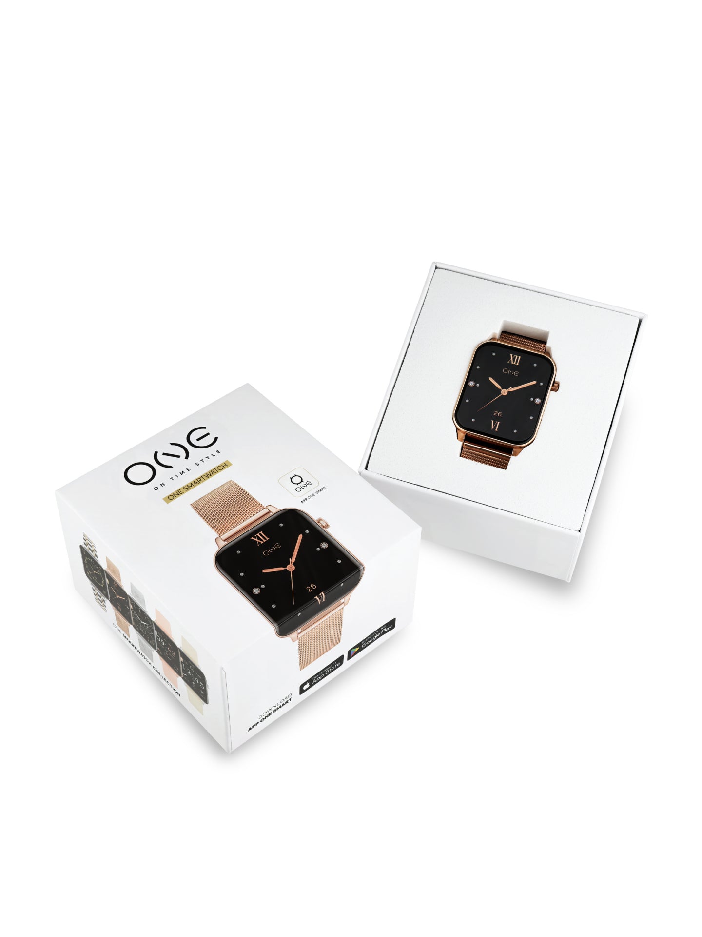 Smartwatch One Frame Rosegold
