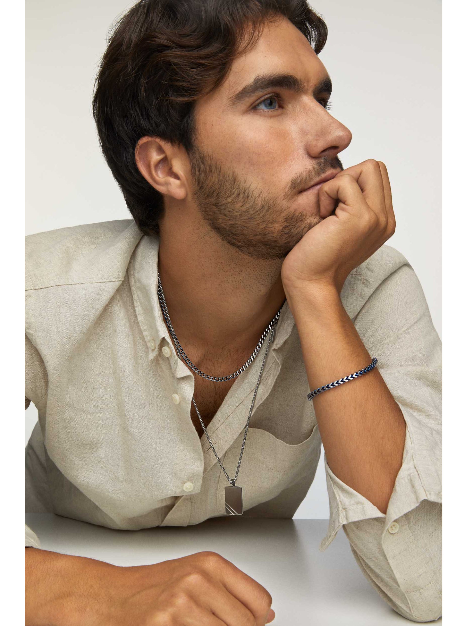 Colar 2 em 1 One Men Reef - OAMN3201SS