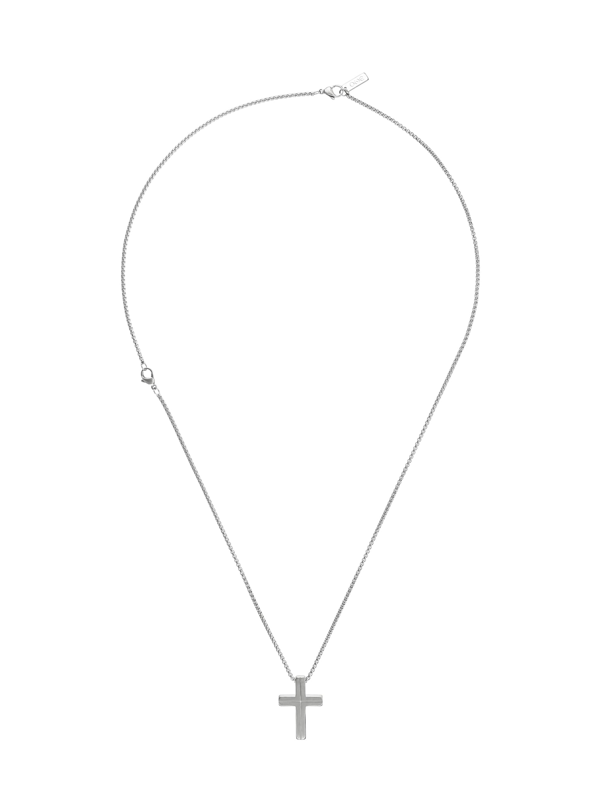 Colar 2 em 1 One Men Crossed - OAMN3203SS