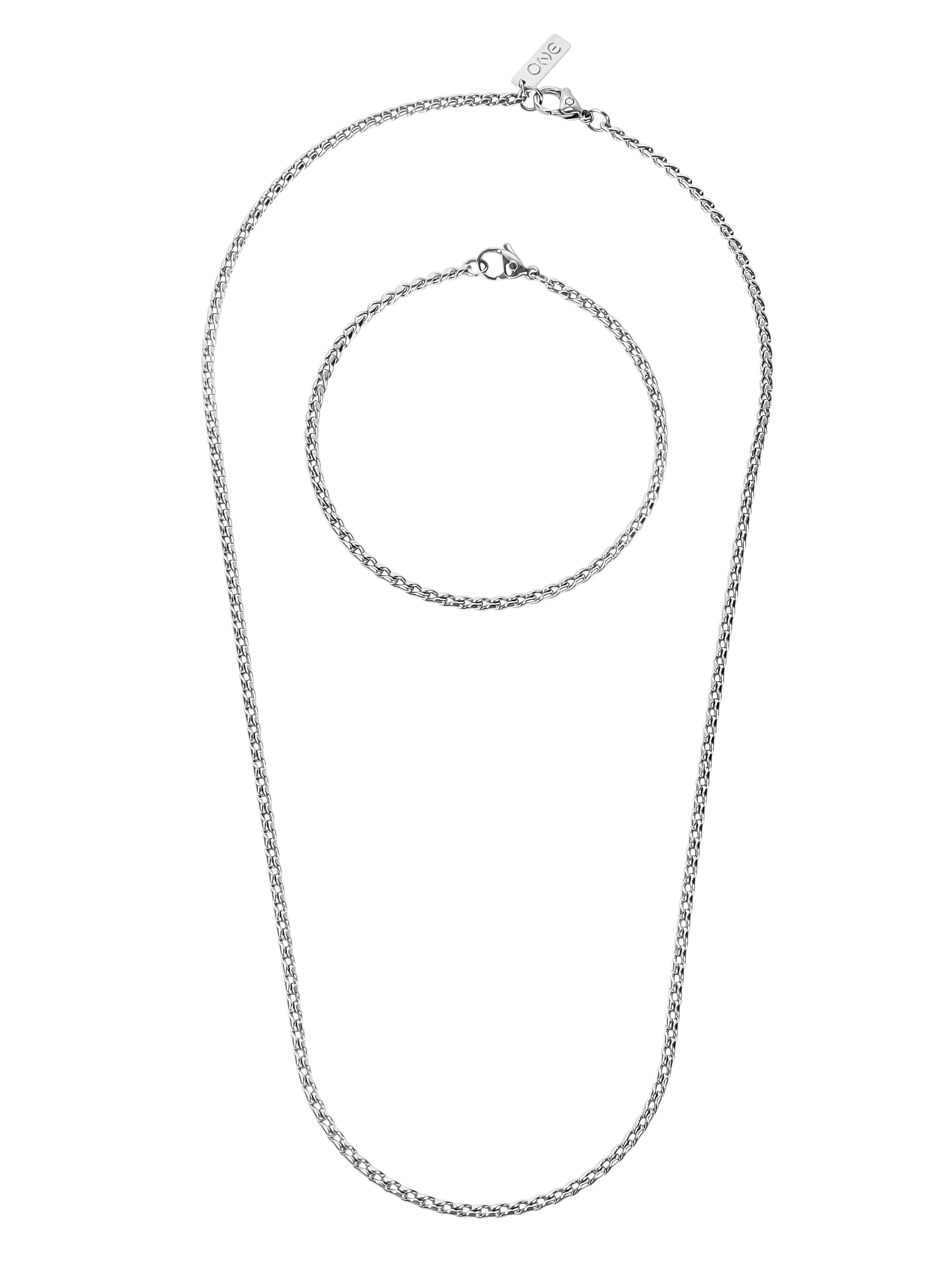 Colar 2 em 1 One Men Fine Steel - OAMN4102SS