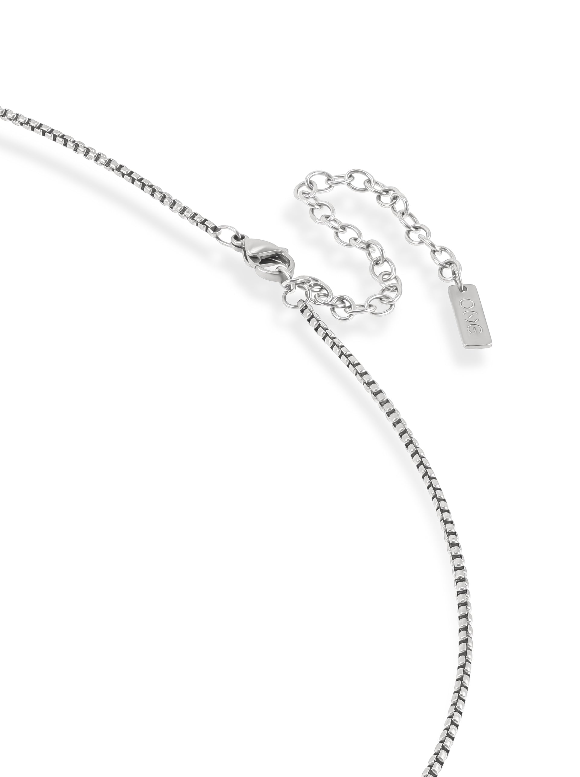 Colar One Men Onyx Steel - OAMN4106SS