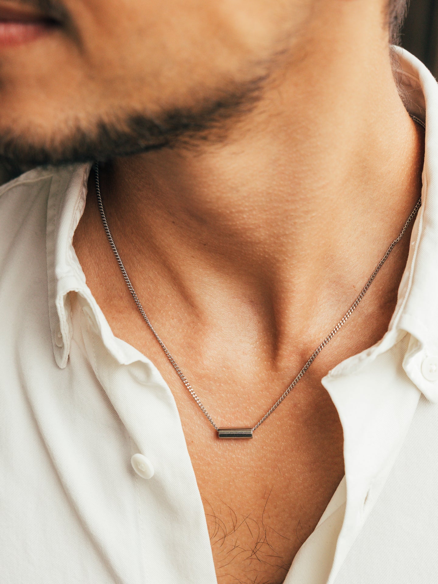 Colar One Men Axis Steel - OAMN5106SS