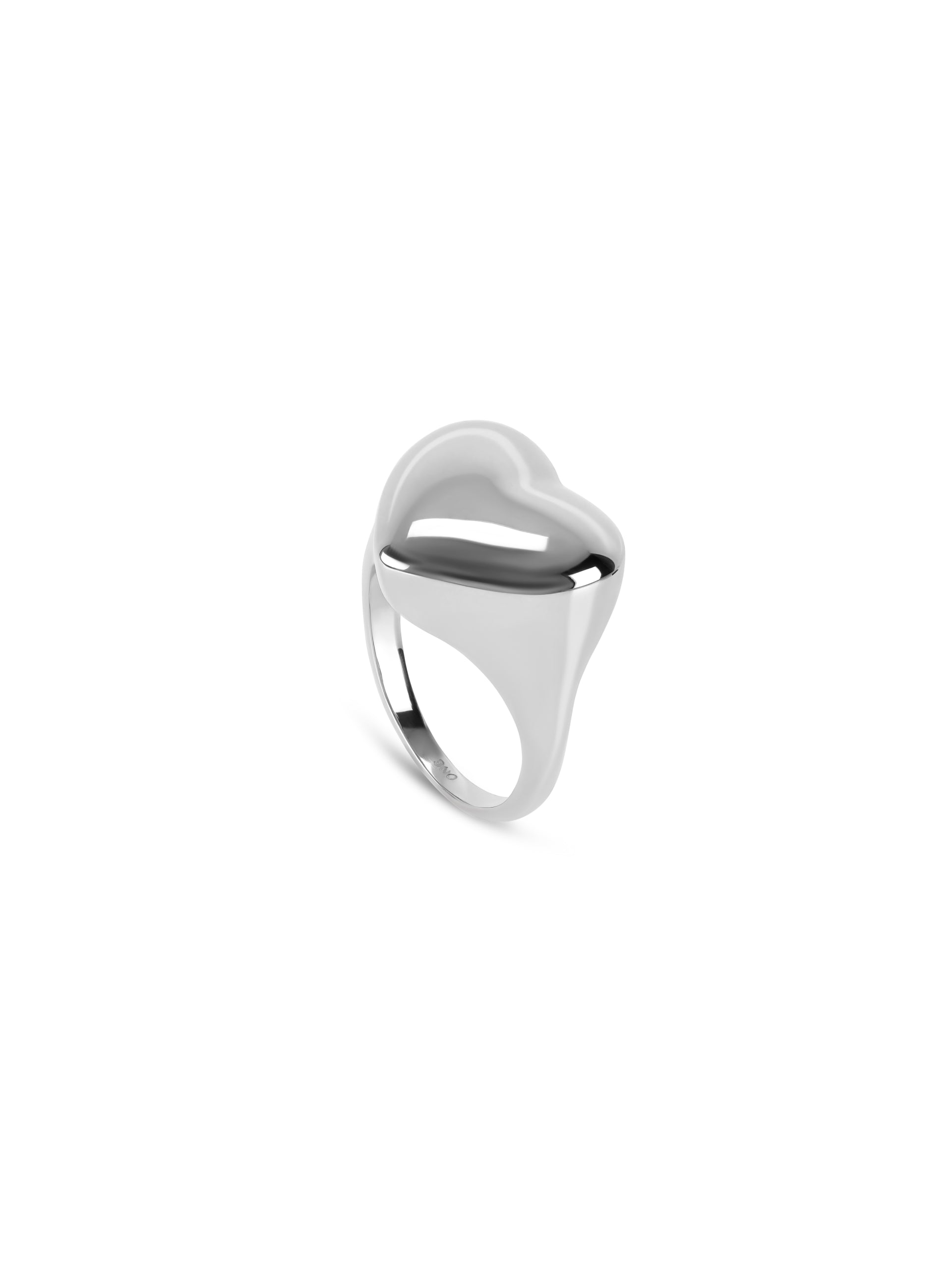Anel One Crazy Heart Big Silver - OJCHR03S