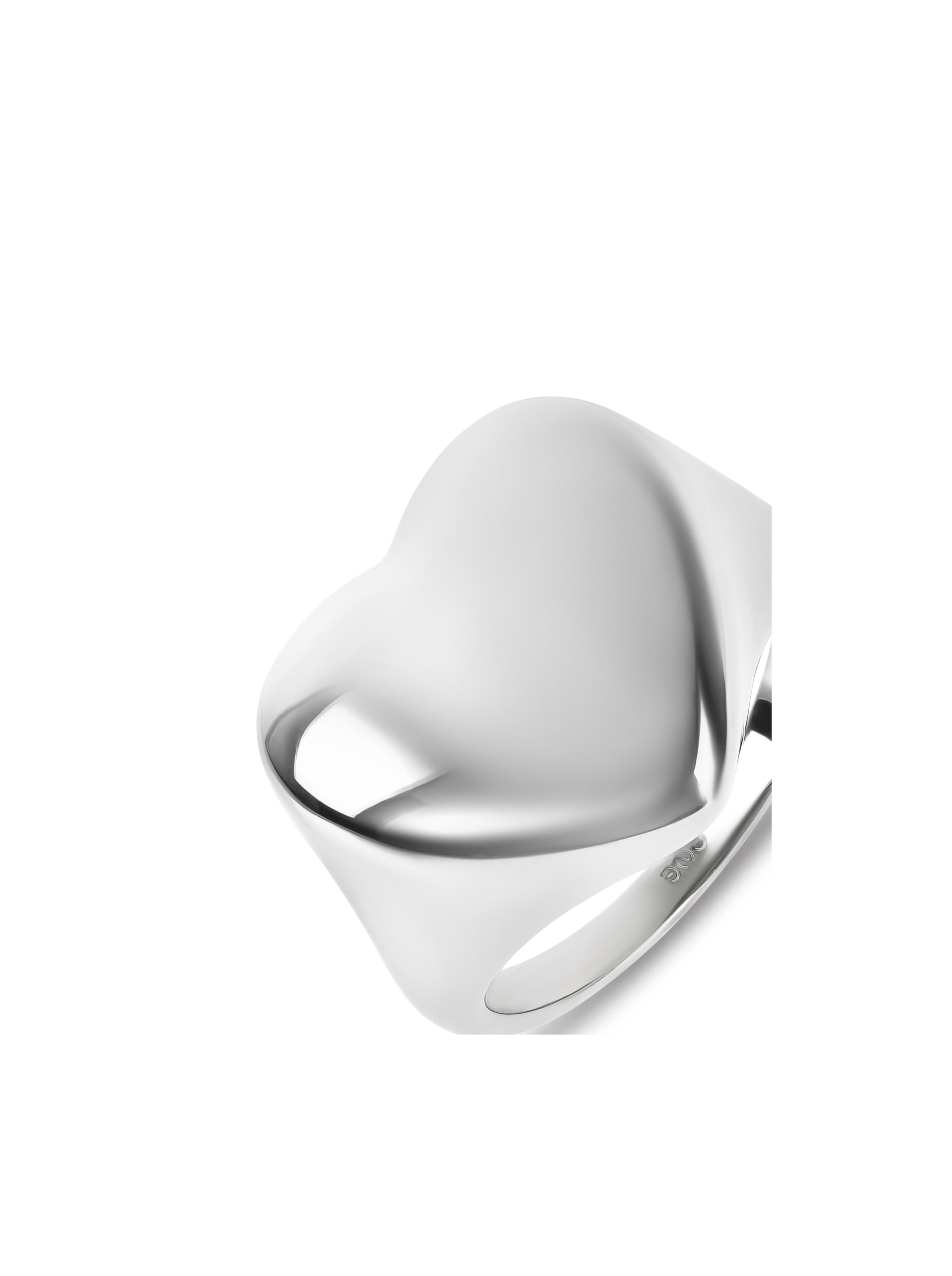 Anel One Crazy Heart Big Silver - OJCHR03S