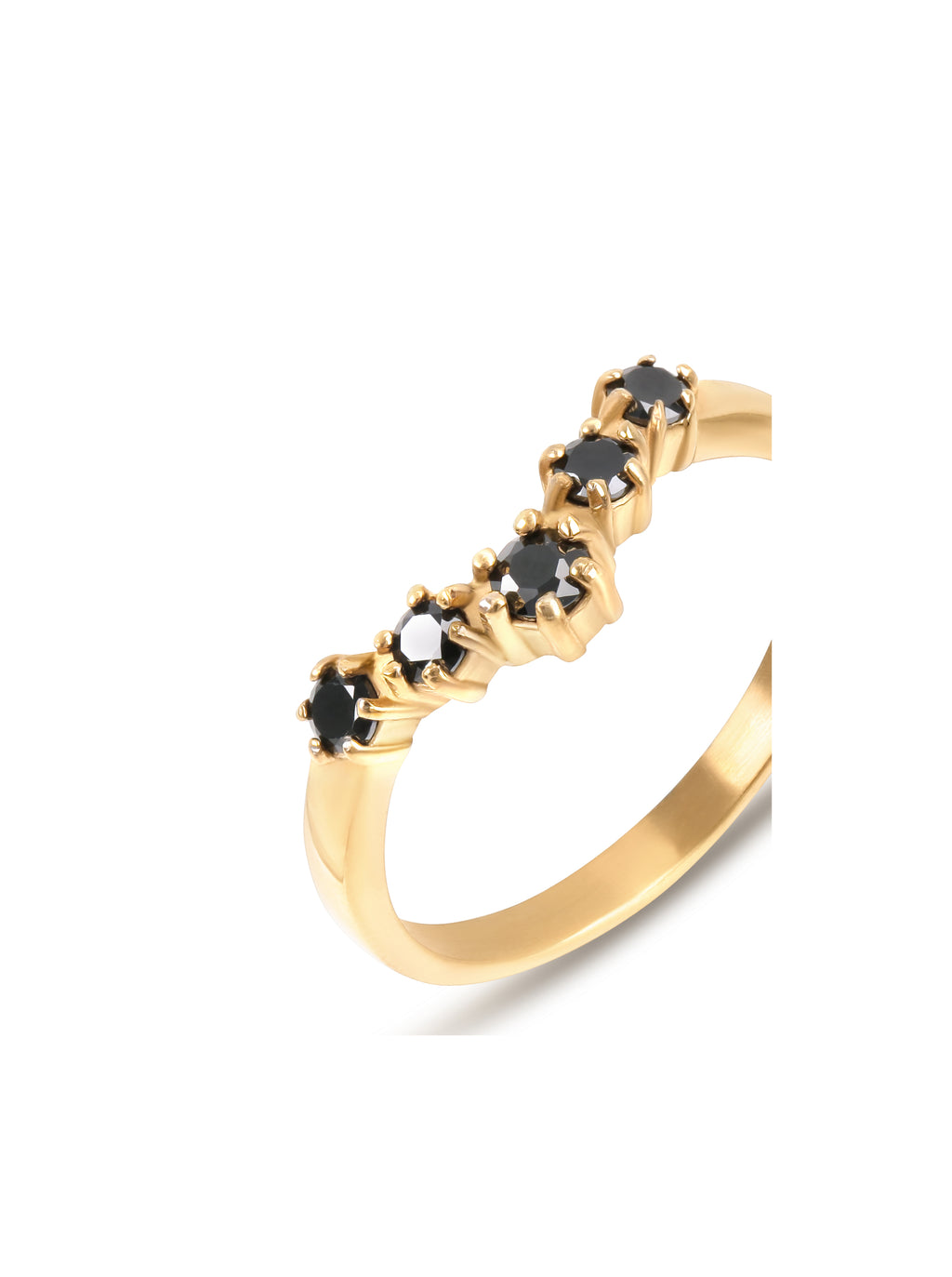 Anel One Contrast Black - OJCR01Y