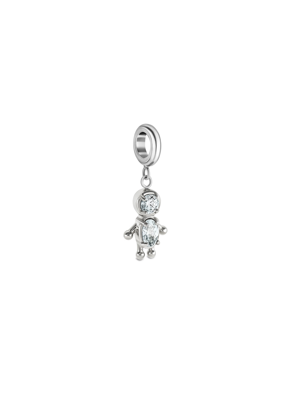 Charme One Energy Menino Cristal Silver