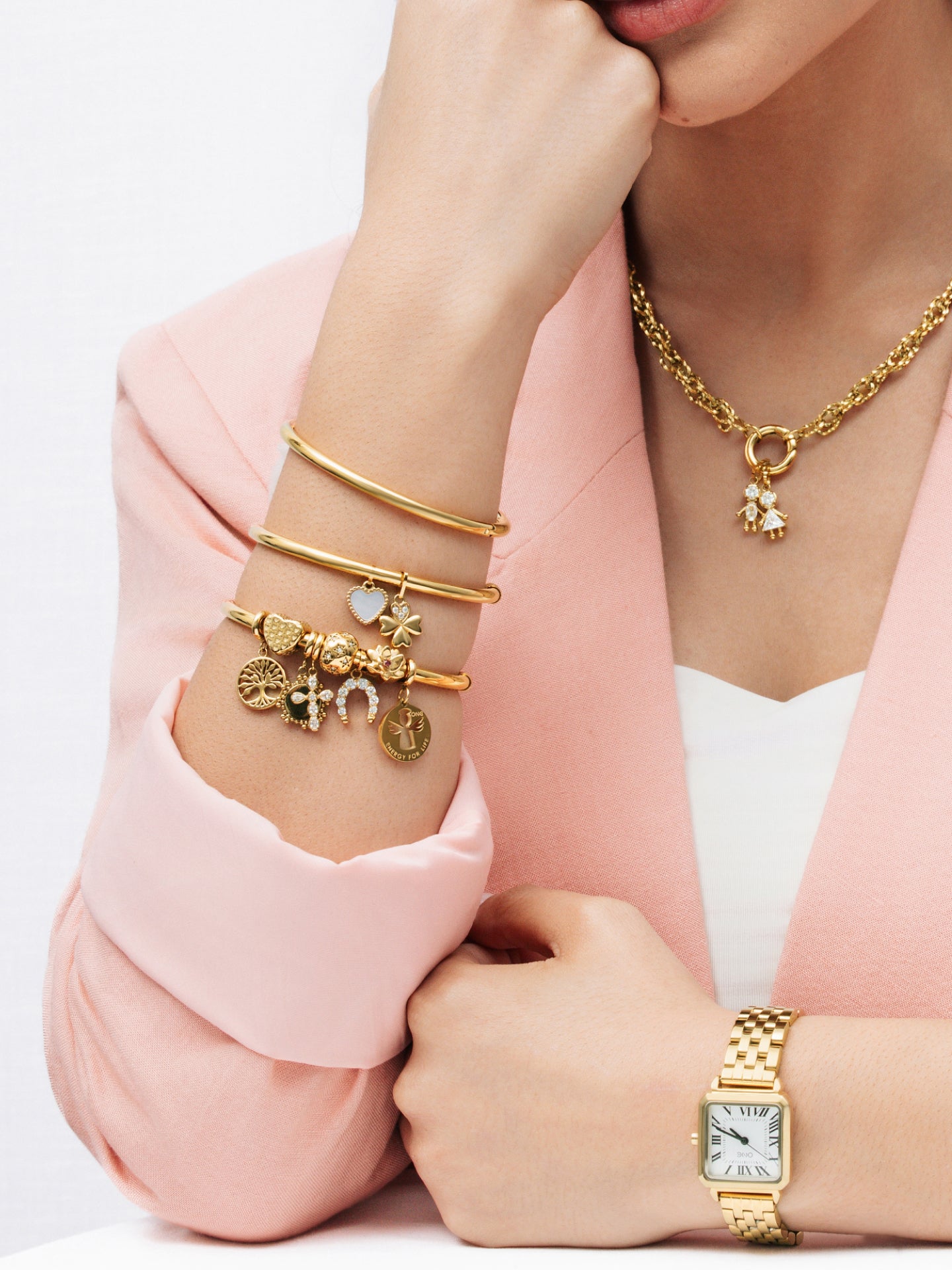 Charme One Energy Guardian Angel Gold