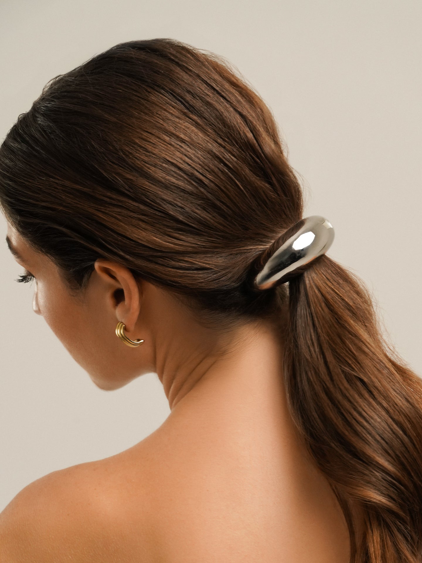 Acessório Cabelo One Moon Large Silver - OJH01S