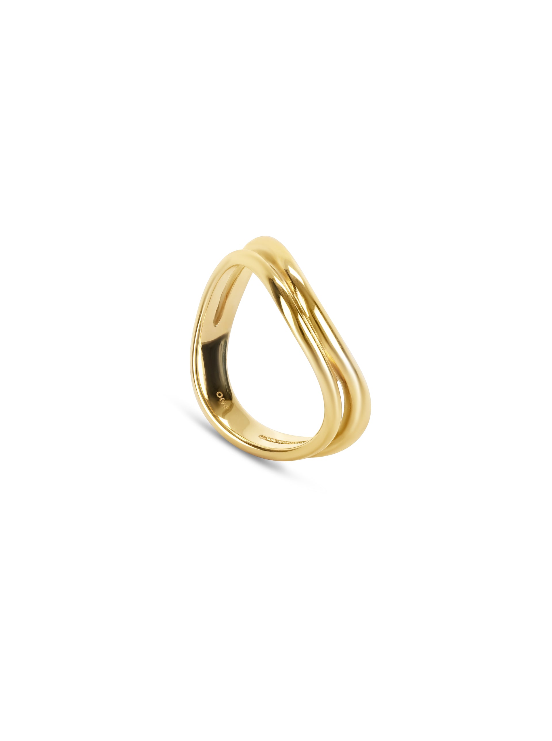 Anel One Infinity Double Gold - OJIFR04G