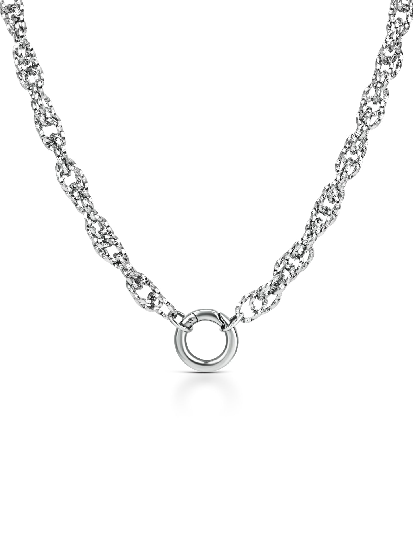 Colar One Master Union Double Silver - OJNMS04