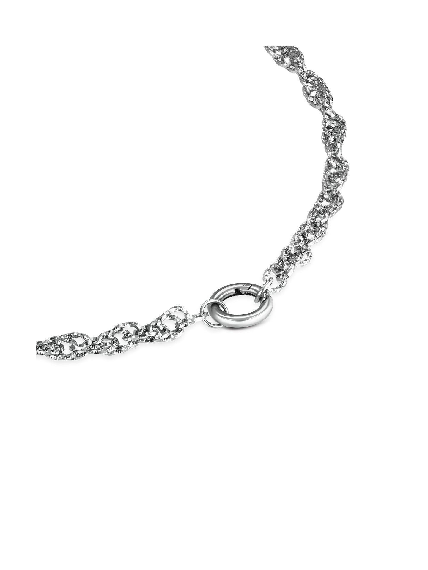 Colar One Master Union Double Silver - OJNMS04