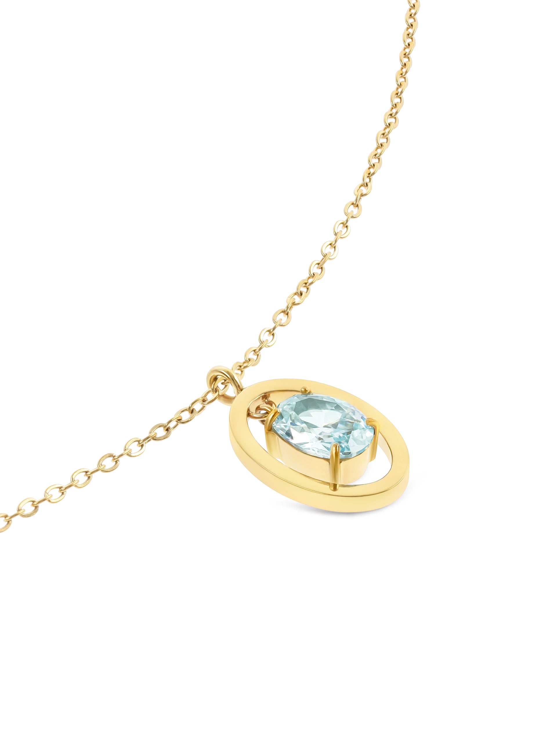 Colar One Birthstone Março - Serenidade - OJNN38G