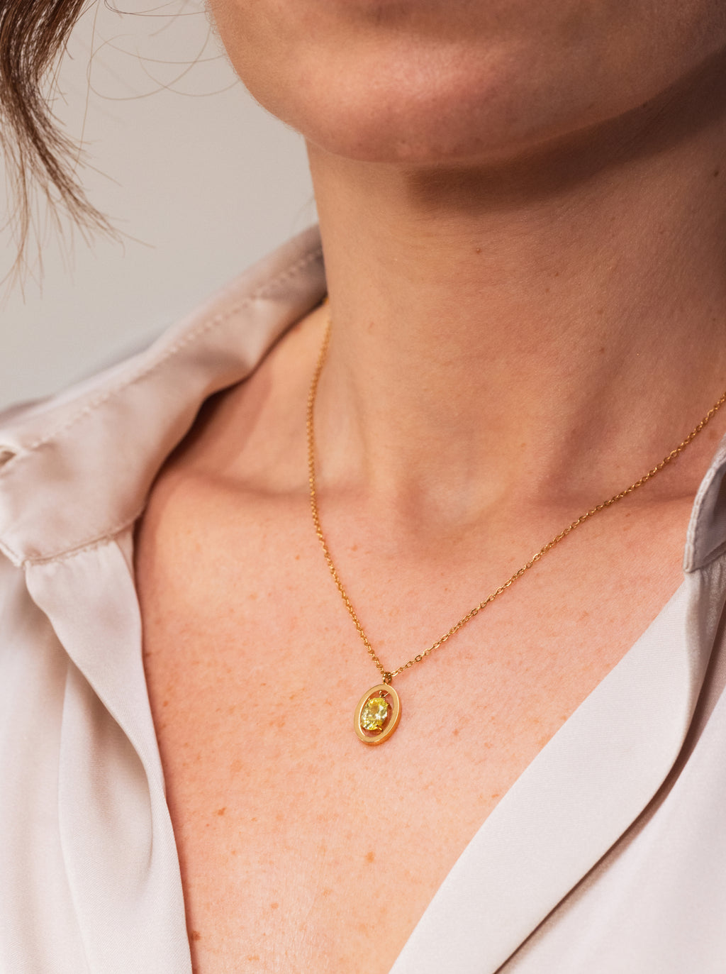 Colar One Birthstone Agosto - Força - OJNN43G