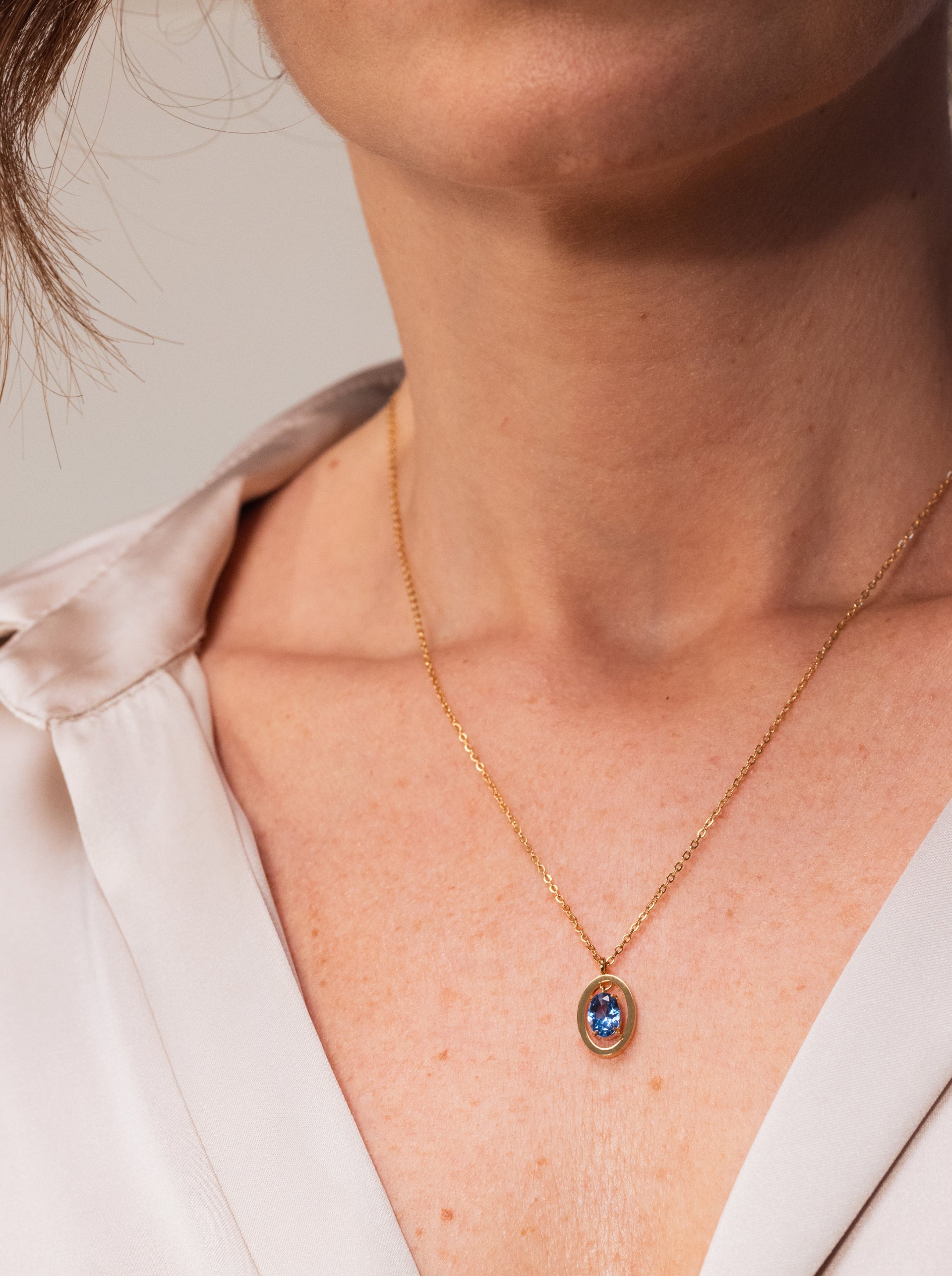 Colar One Birthstone Setembro - Prosperidade - OJNN44G