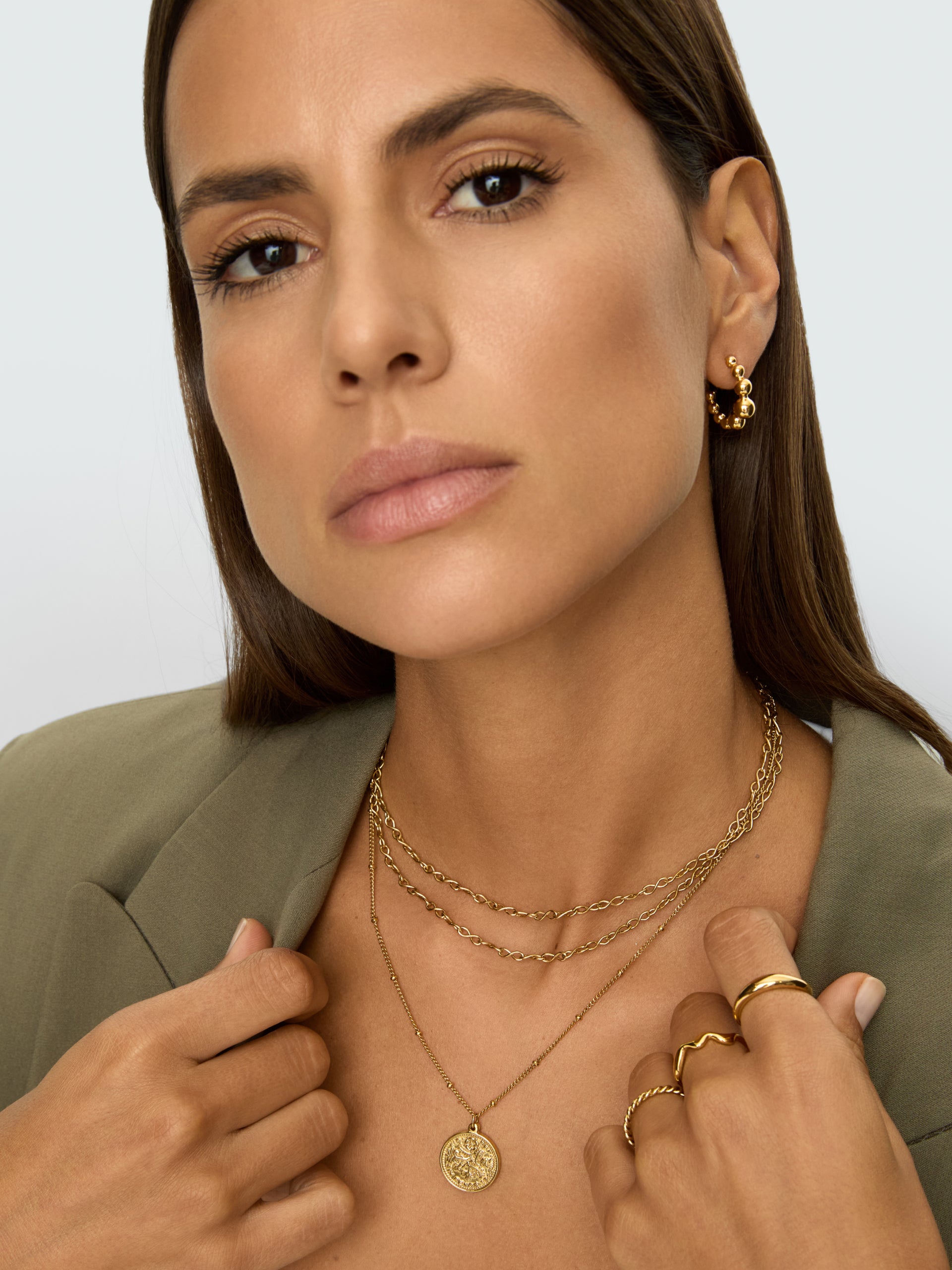 Colar One Neckmess Royalty Gold - OJNN54G