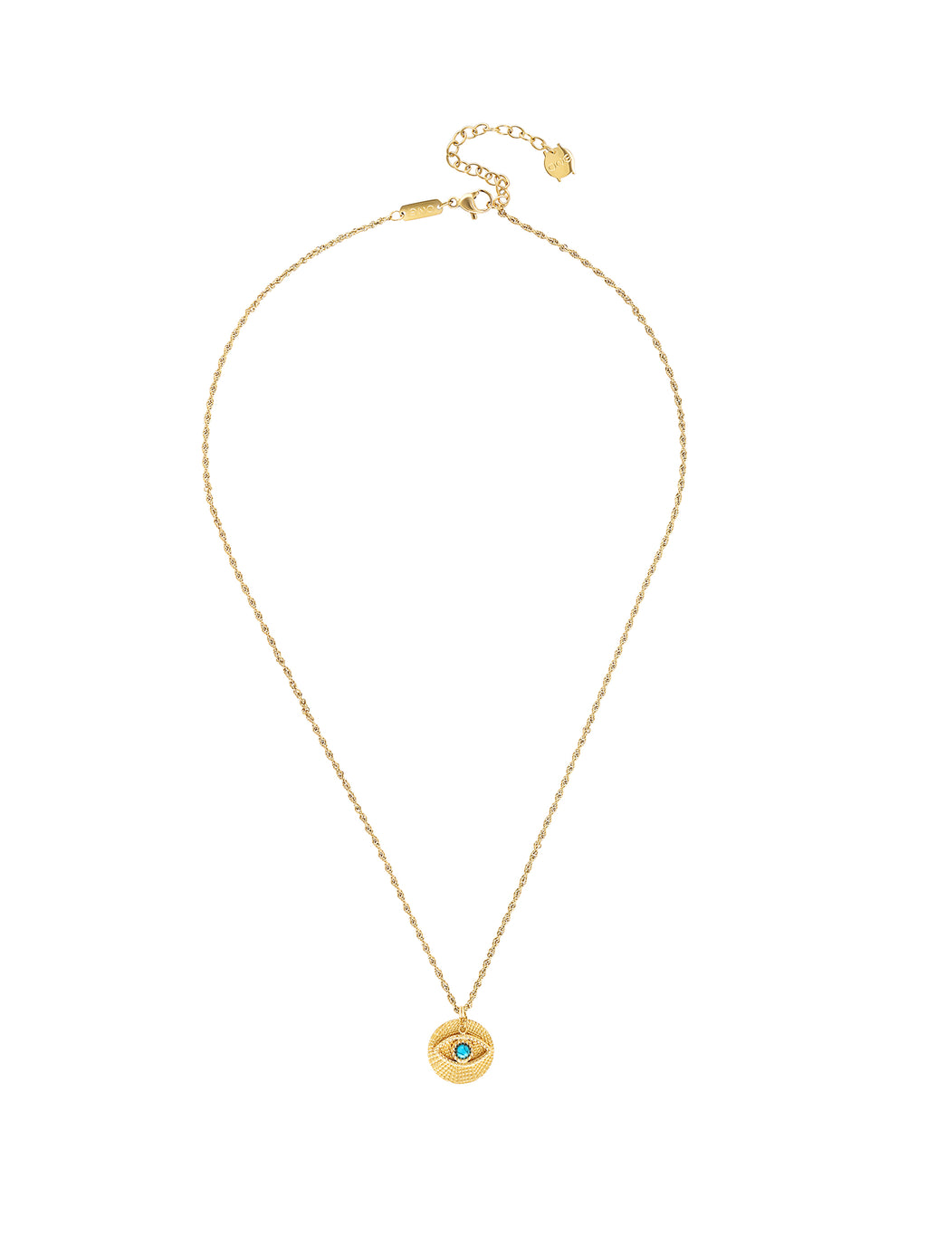 Colar One Neckmess Amulet Blue - OJNN73G