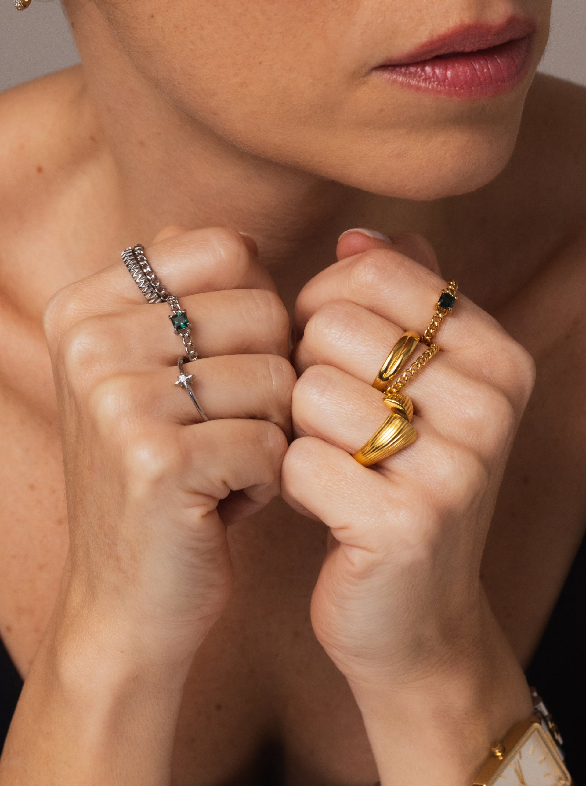 Anel One London 42 Gold - OJNYR42G