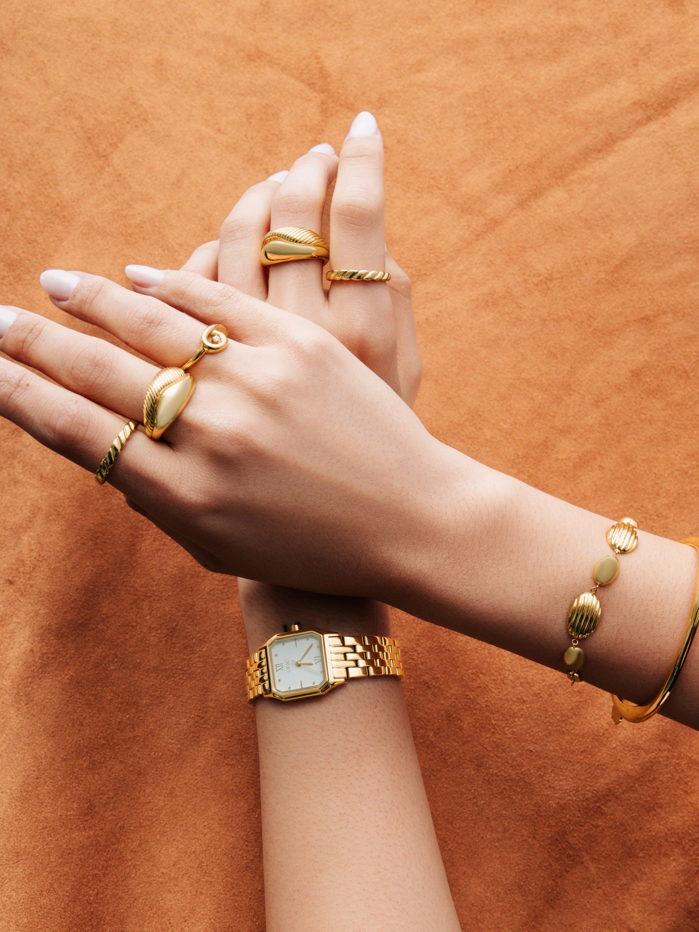 Anel One Plissé - OJPLR01G