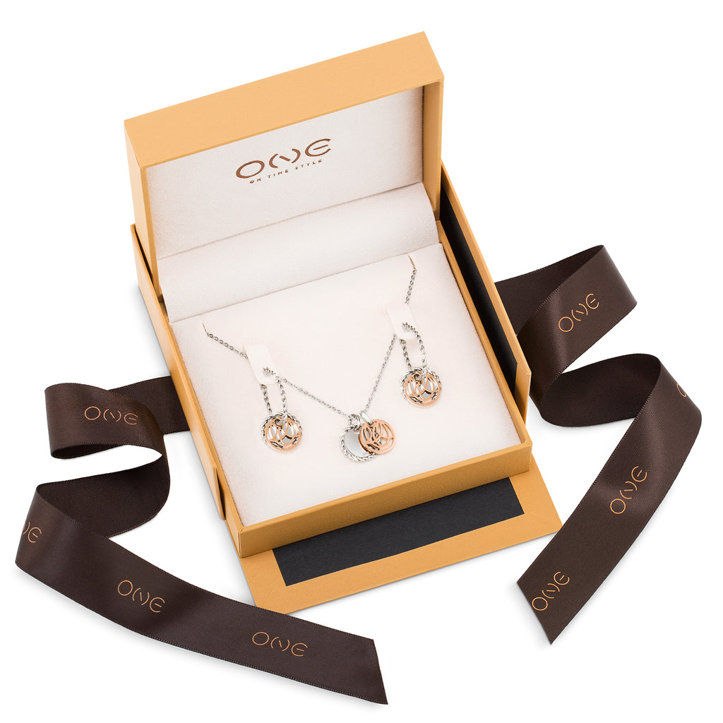 Set Colar & Brincos One Porto - OJPPK01SR