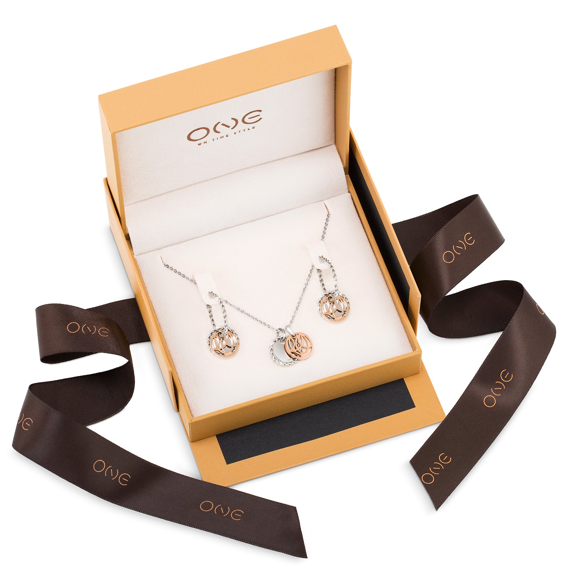 Set Colar & Brincos One Porto - OJPPK01SR