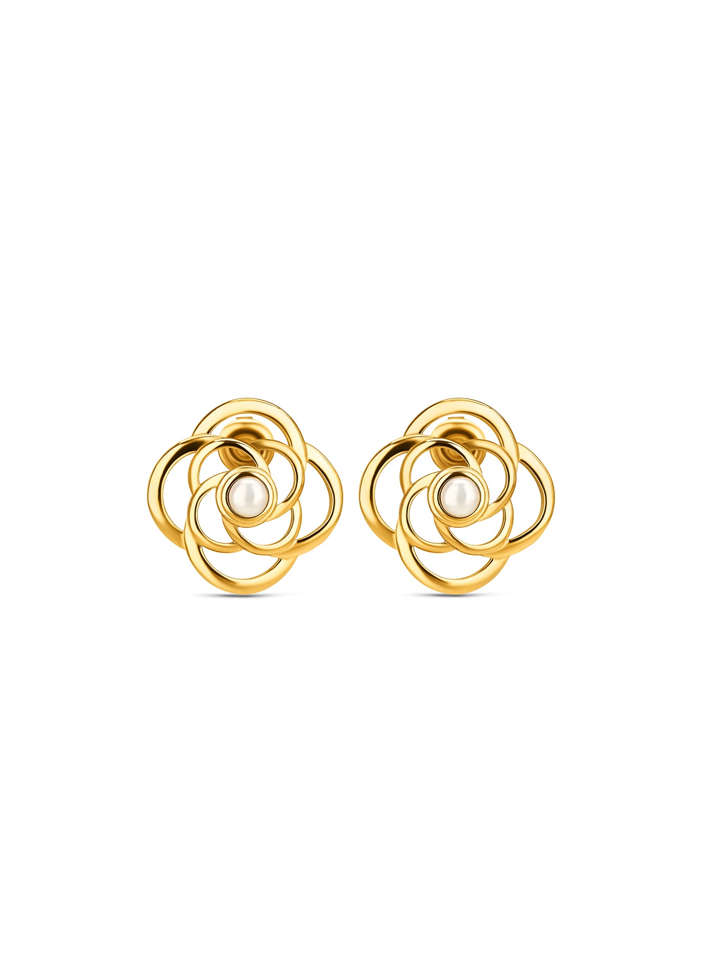 Brincos One Rose Blossom Pearl - OJRE04D