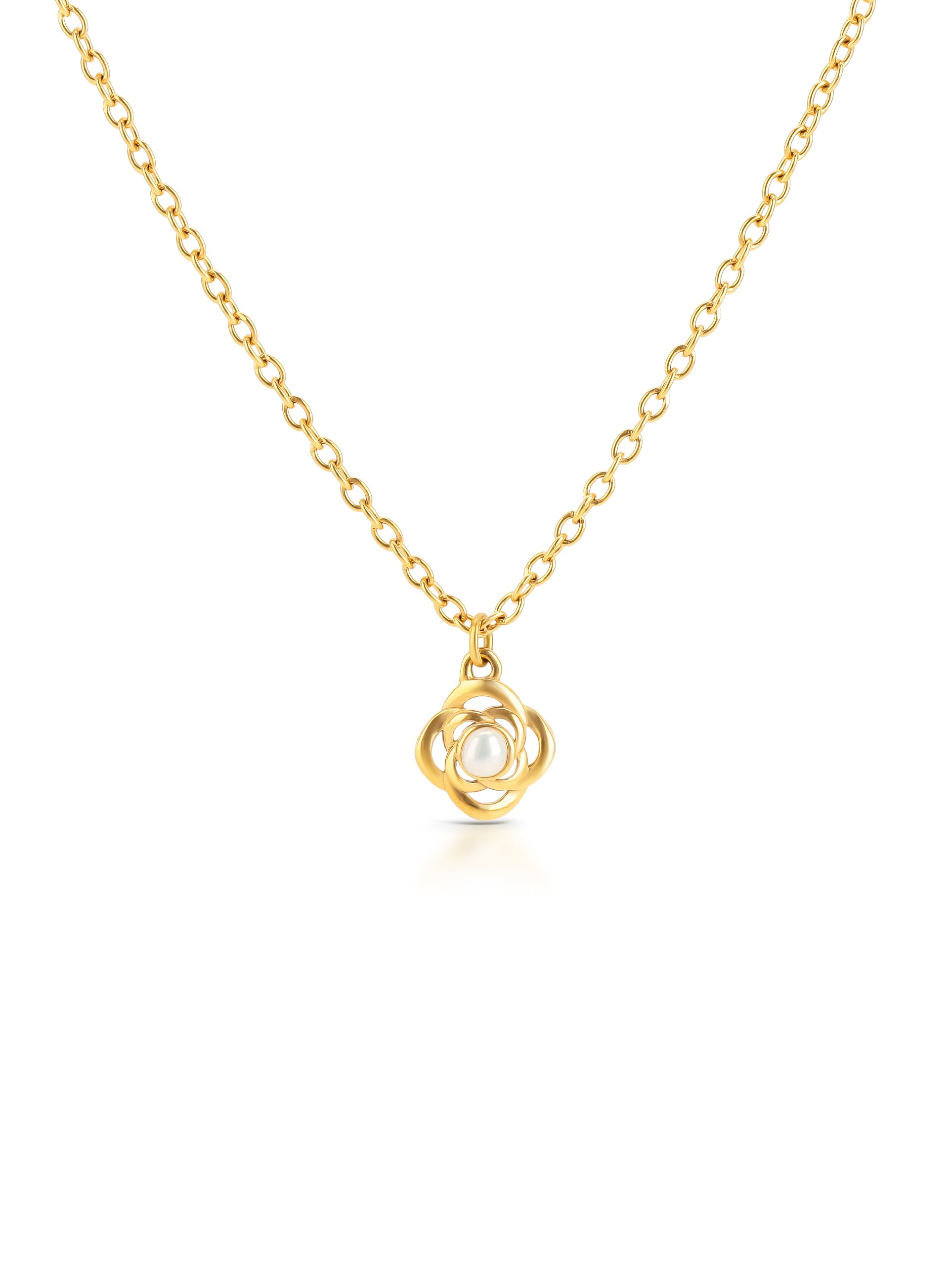 Colar One Rose Petite Pearl - OJRN02D