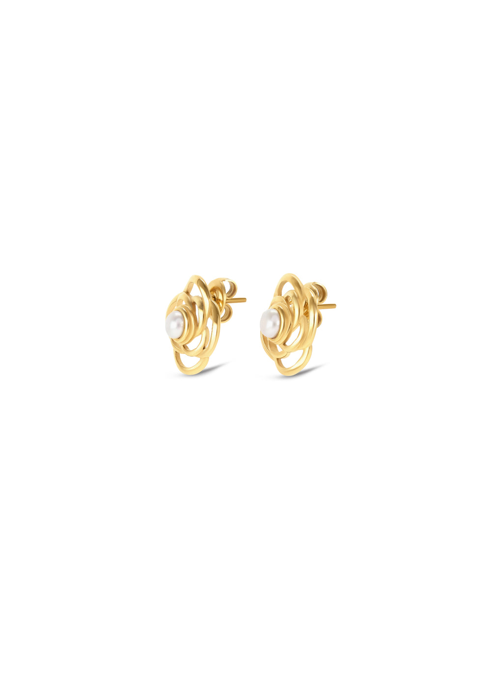 Set Colar & Brincos One Rose Pearl - OJSET06G