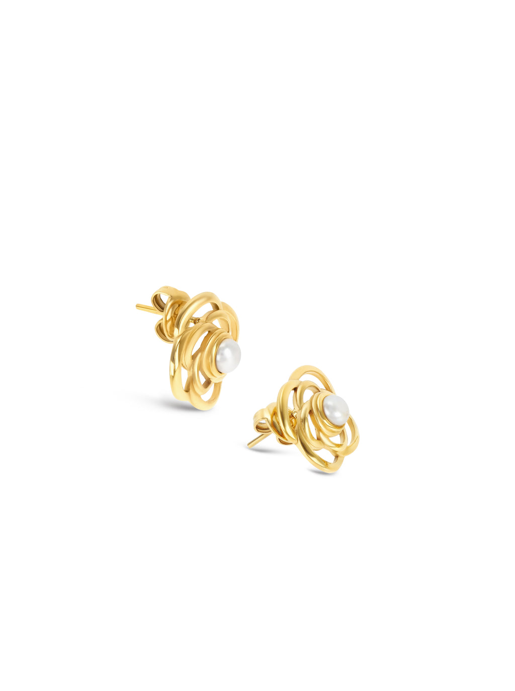 Set Colar & Brincos One Rose Pearl - OJSET06G