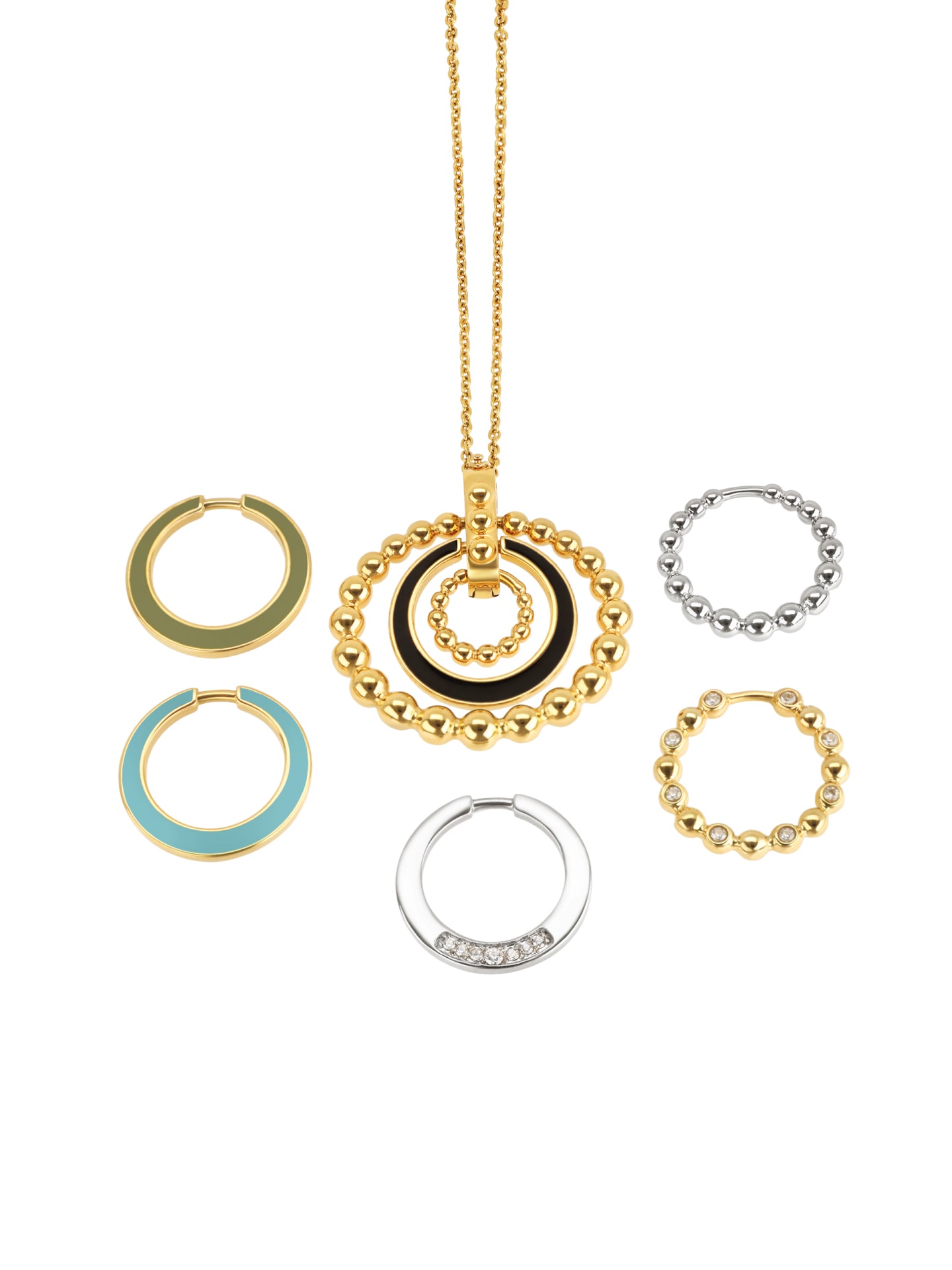 Set Colar One Mood Elegance - OJSET13G