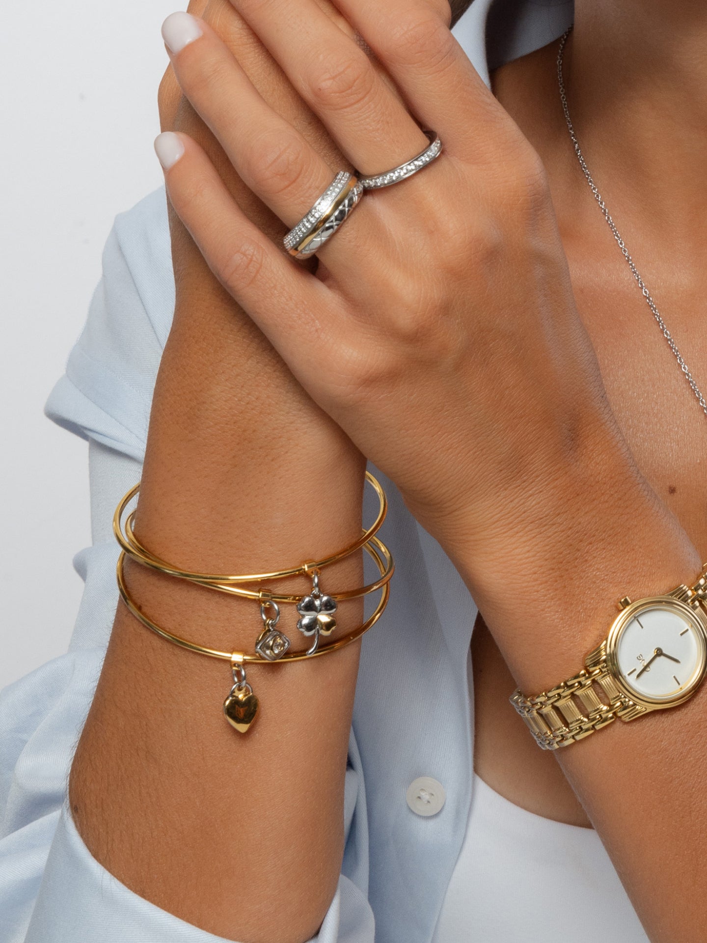 Set Pulseira One Blessing Triple Light - OJSET14SG