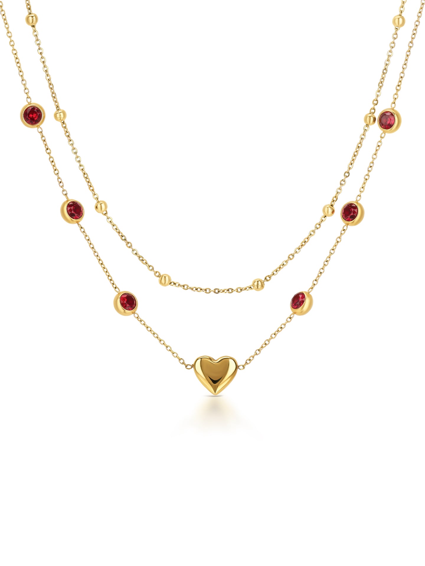 Set Colares One Red - OJSET19G