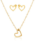 Set Colar & Brincos One Senhora Amour Gold - OJSET22G