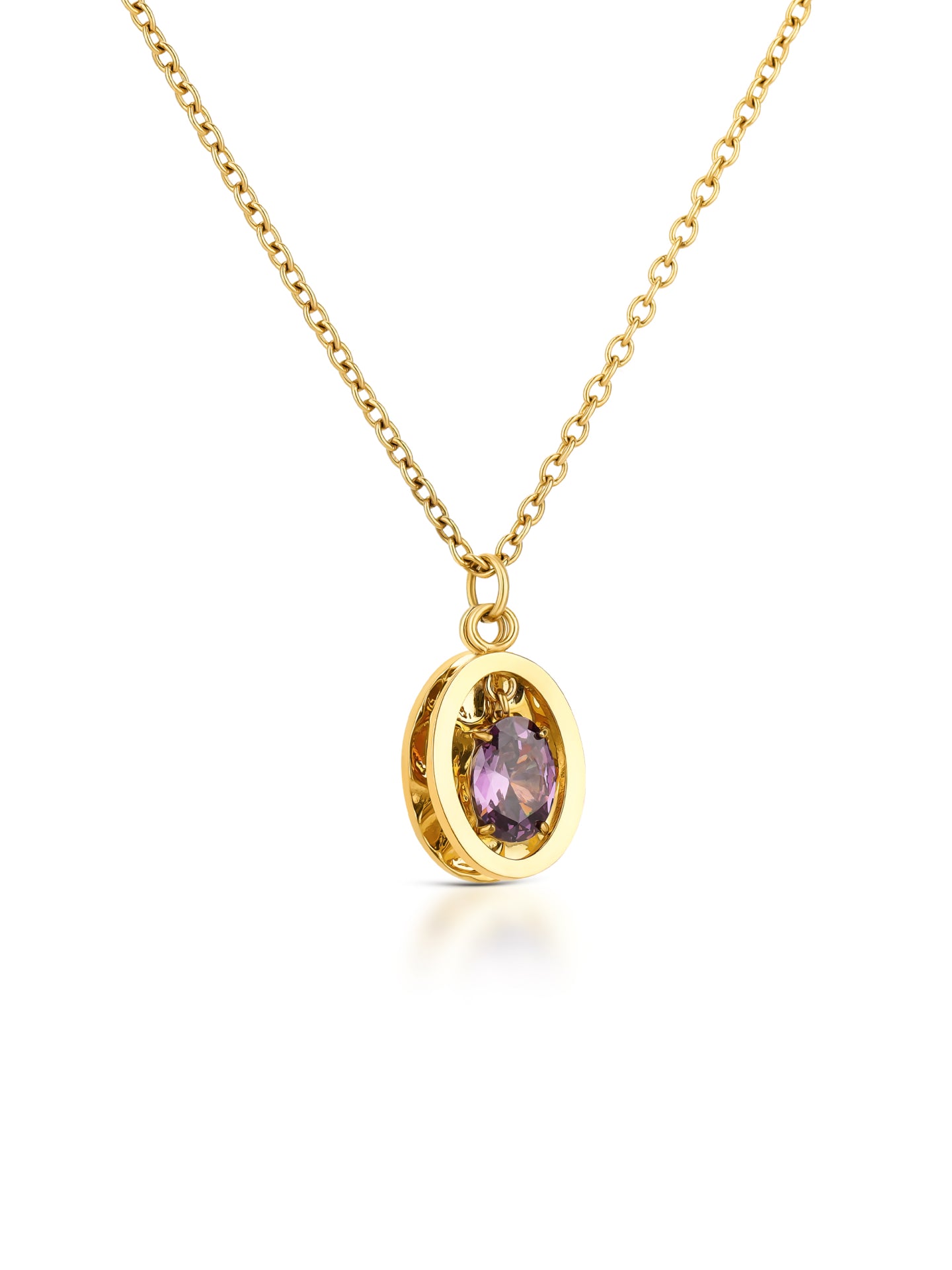 Set Colar & Brincos One Birthstone Fevereiro