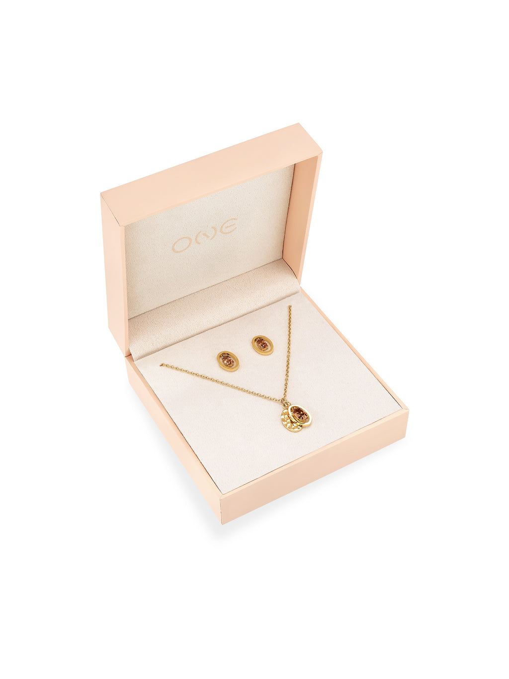 Set Colar & Brincos One Birthstone Novembro