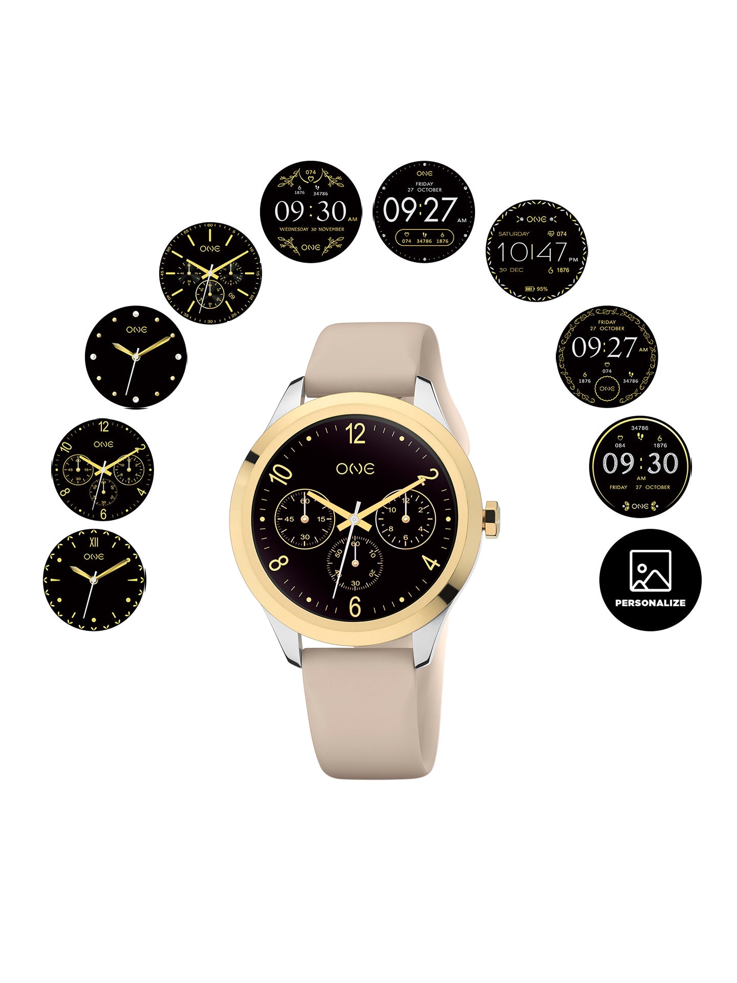 Smartwatch One Mini Bicolor Silicone - OSW0025BS52D