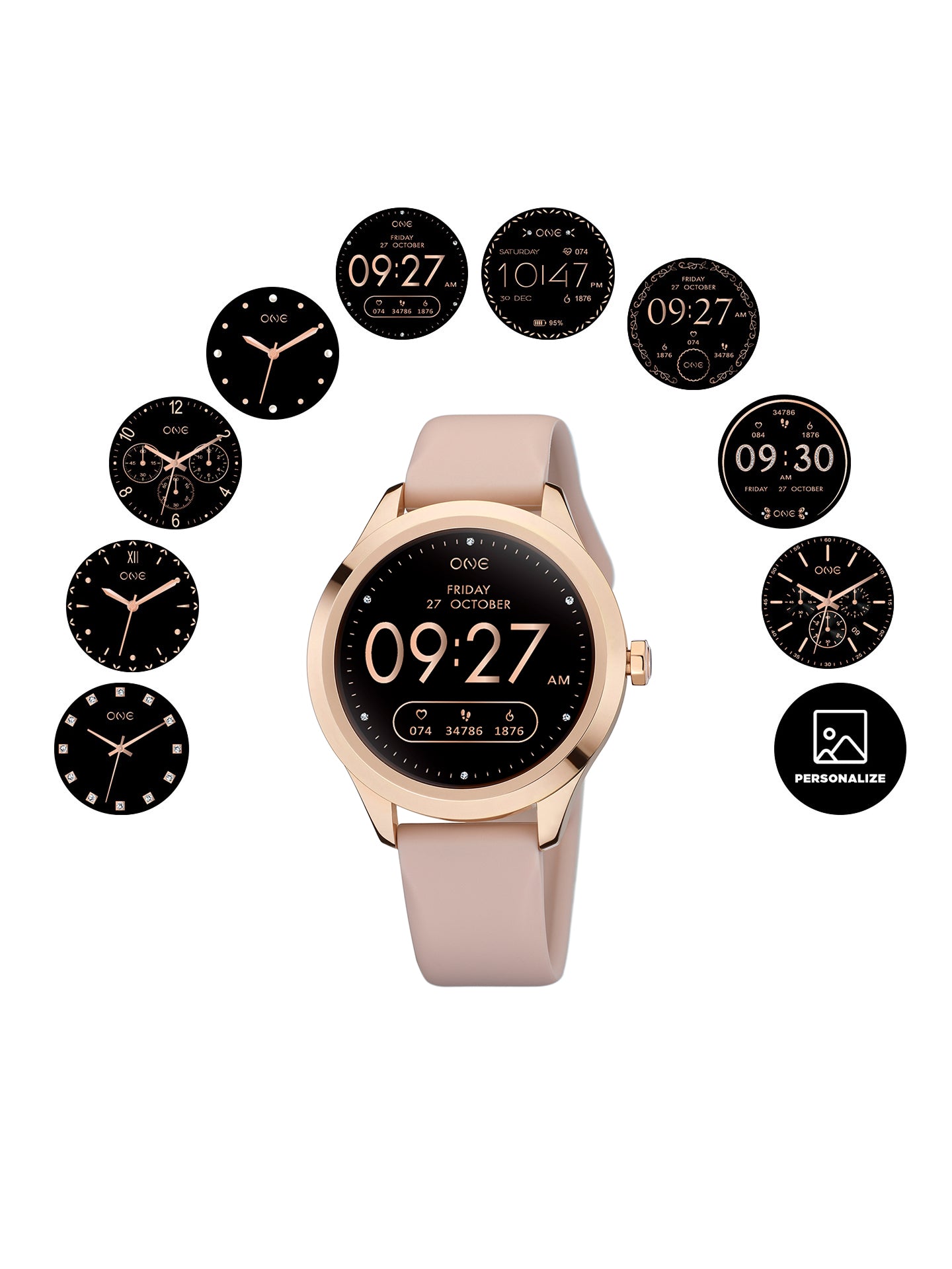 Smartwatch One Mini Rosegold Silicone - OSW0025RS52D