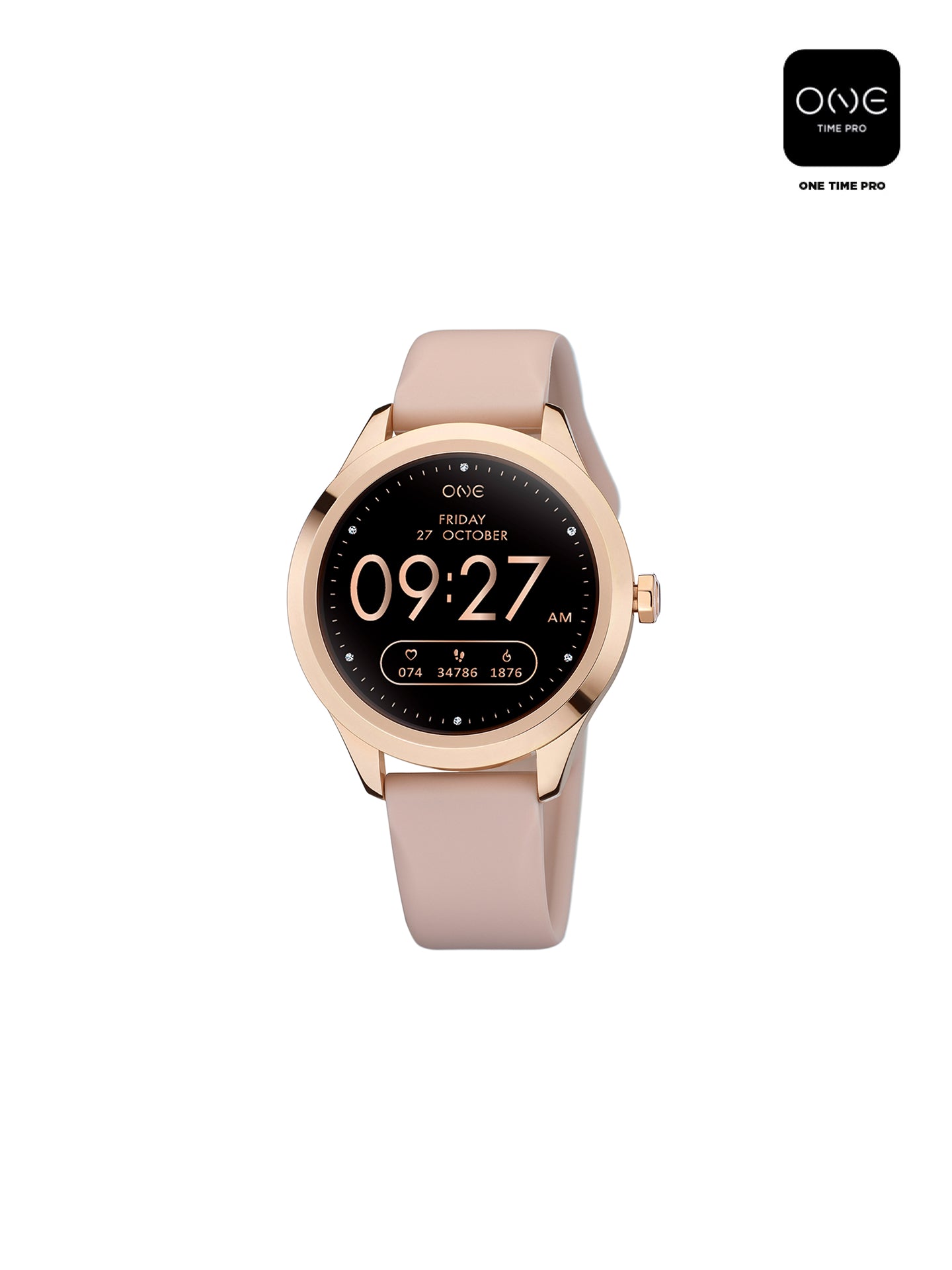 Smartwatch One Mini Rosegold Silicone - OSW0025RS52D