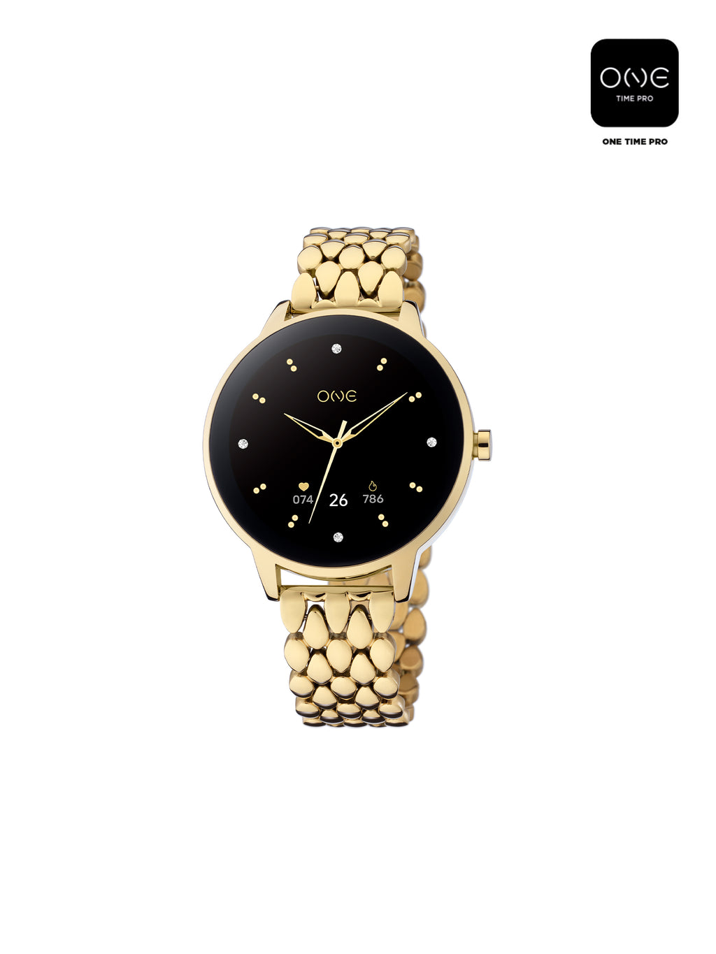 Smartwatch One QueenCall Gold - OSW0027GL42D