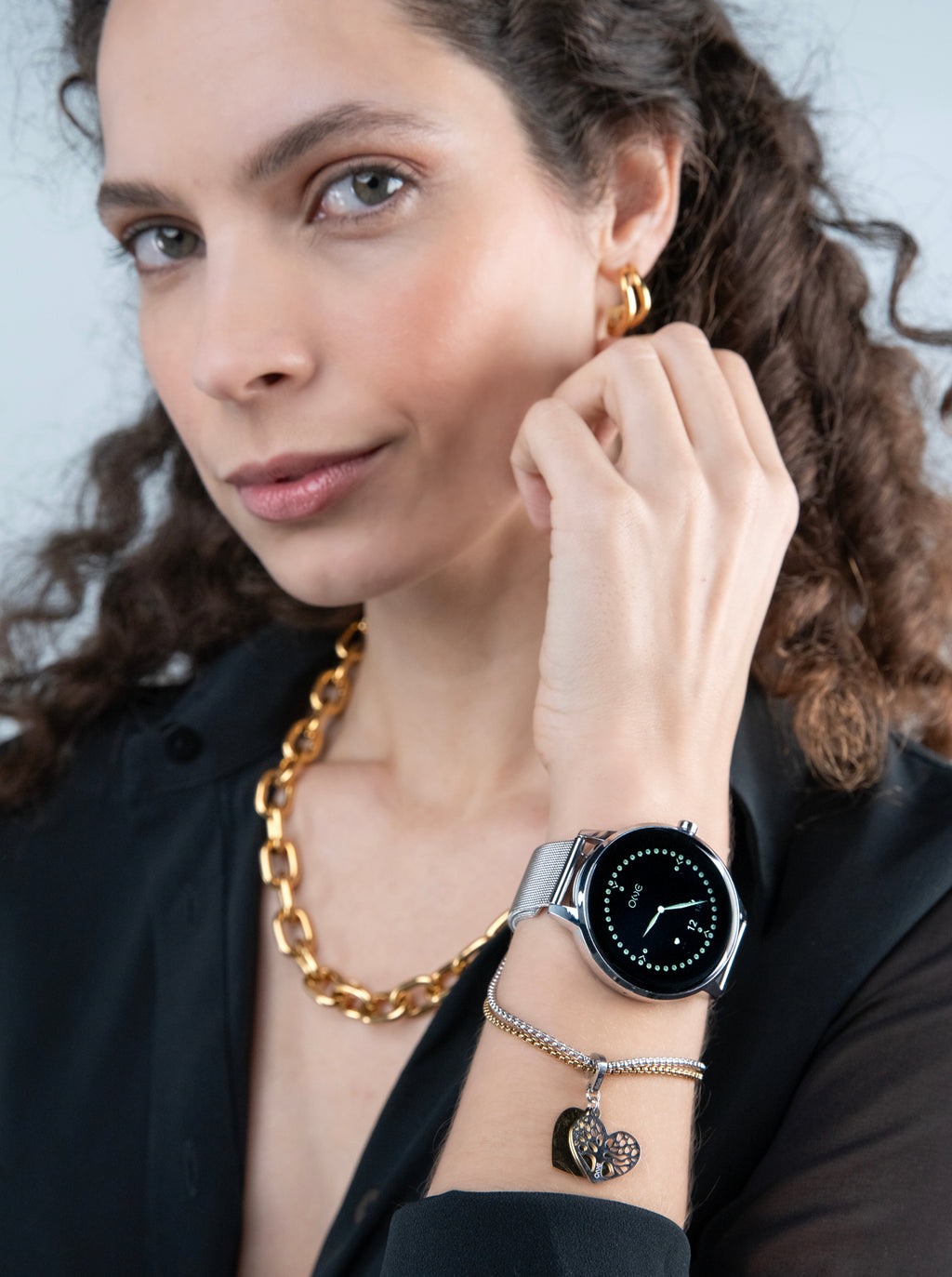 Smartwatch One Queencall Silver - OSW0027SM32D