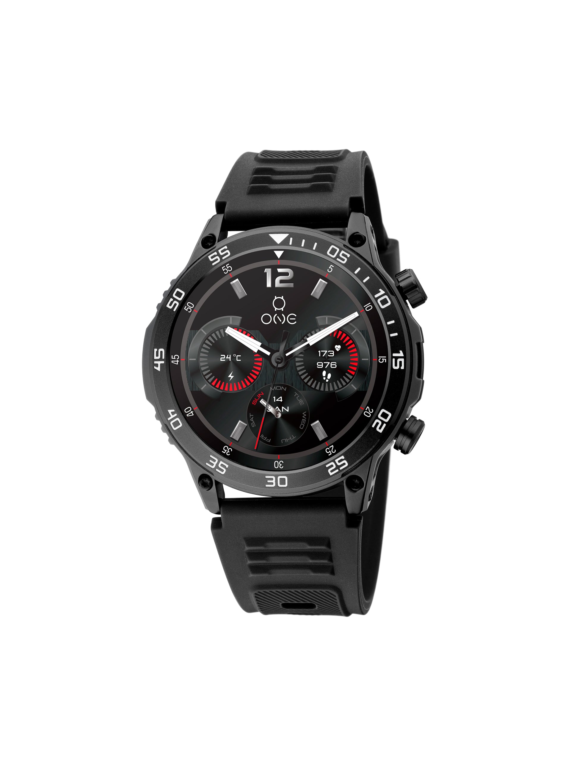 Smartwatch One Men SportyCall Black - OSW0277BS42D