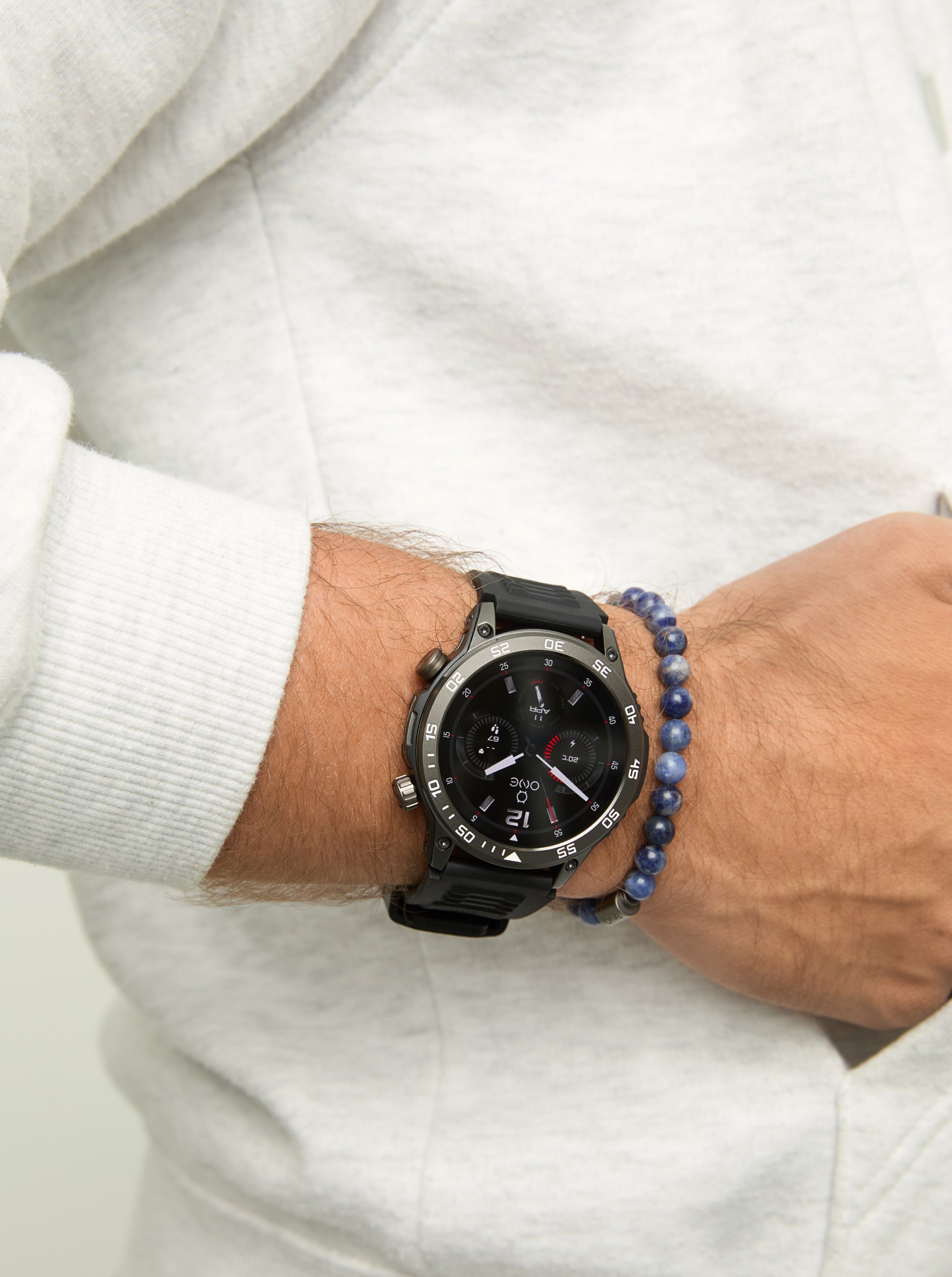 Smartwatch One Men SportyCall Black - OSW0277BS42D