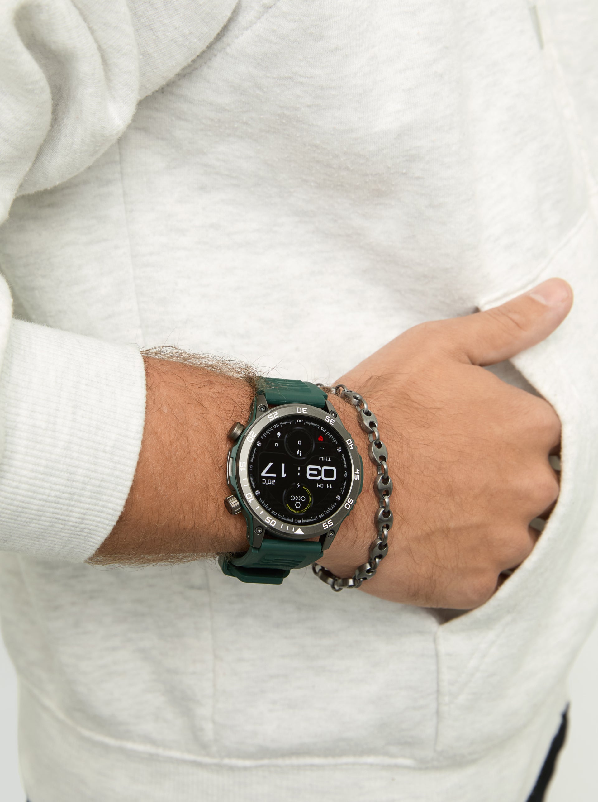 Smartwatch One Men SportyCall Green - OSW0277VS42D