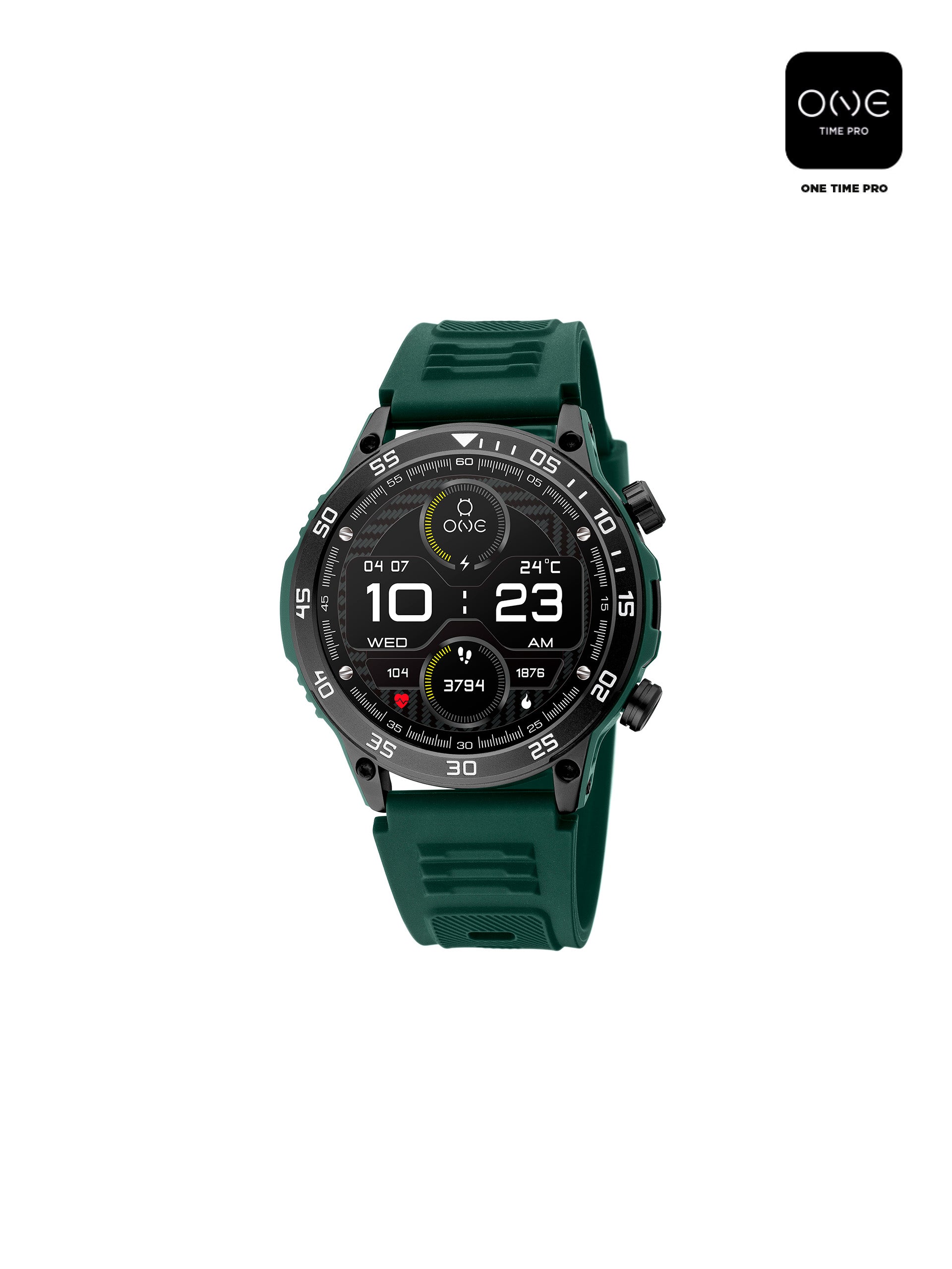 Smartwatch One Men SportyCall Green - OSW0277VS42D