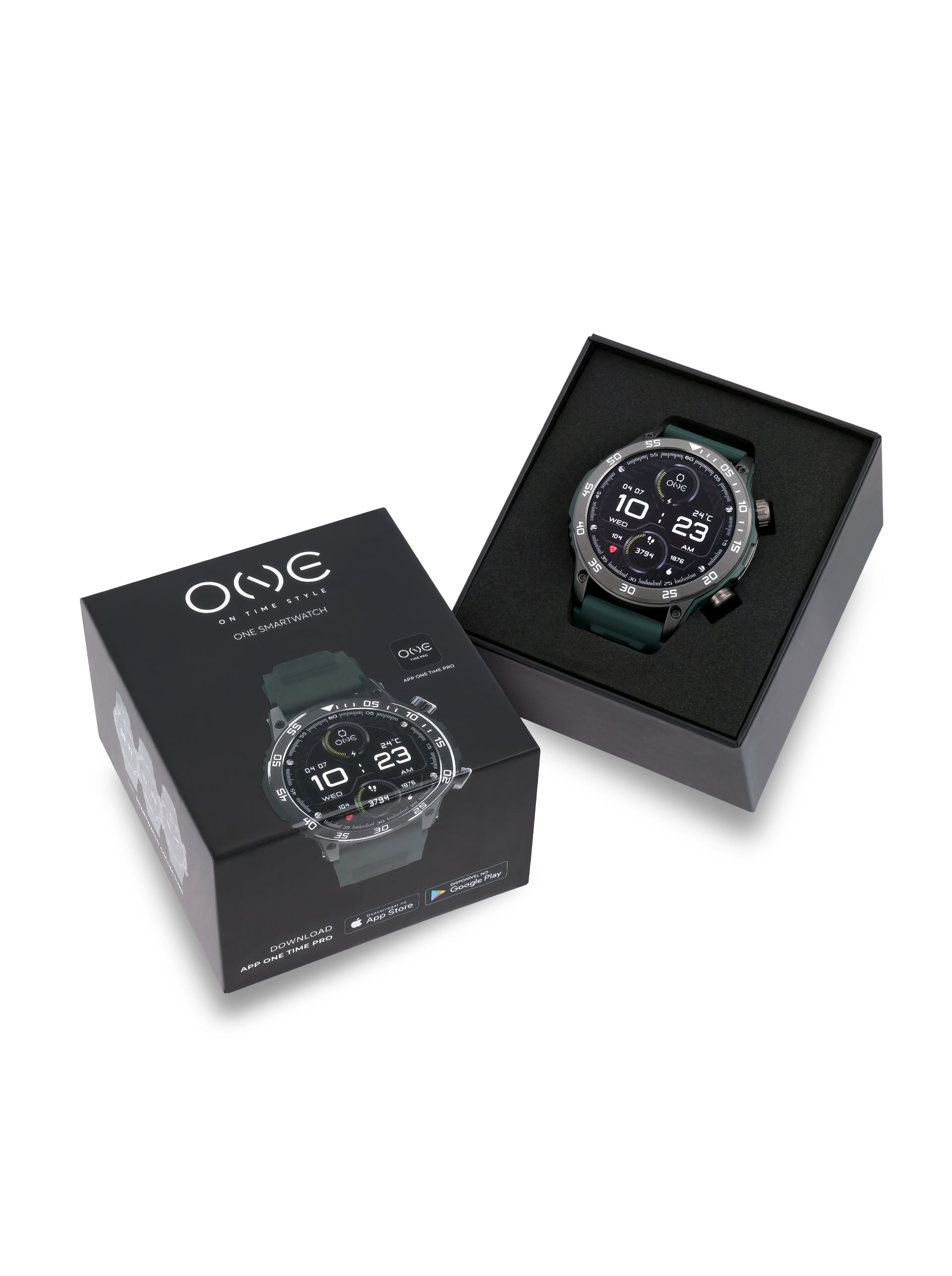 Smartwatch One Men SportyCall Green - OSW0277VS42D